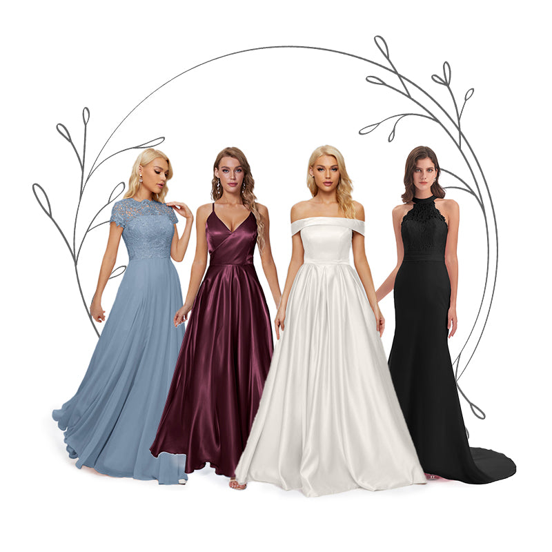 Winter Wedding Tips - The Perfect Colour For Bridesmaid Dresses Winter Wedding Tips - The Perfect Colour For Bridesmaid Dresses