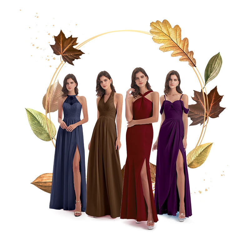 Fall Wedding Tips - The Perfect Colour For Bridesmaid Dresses