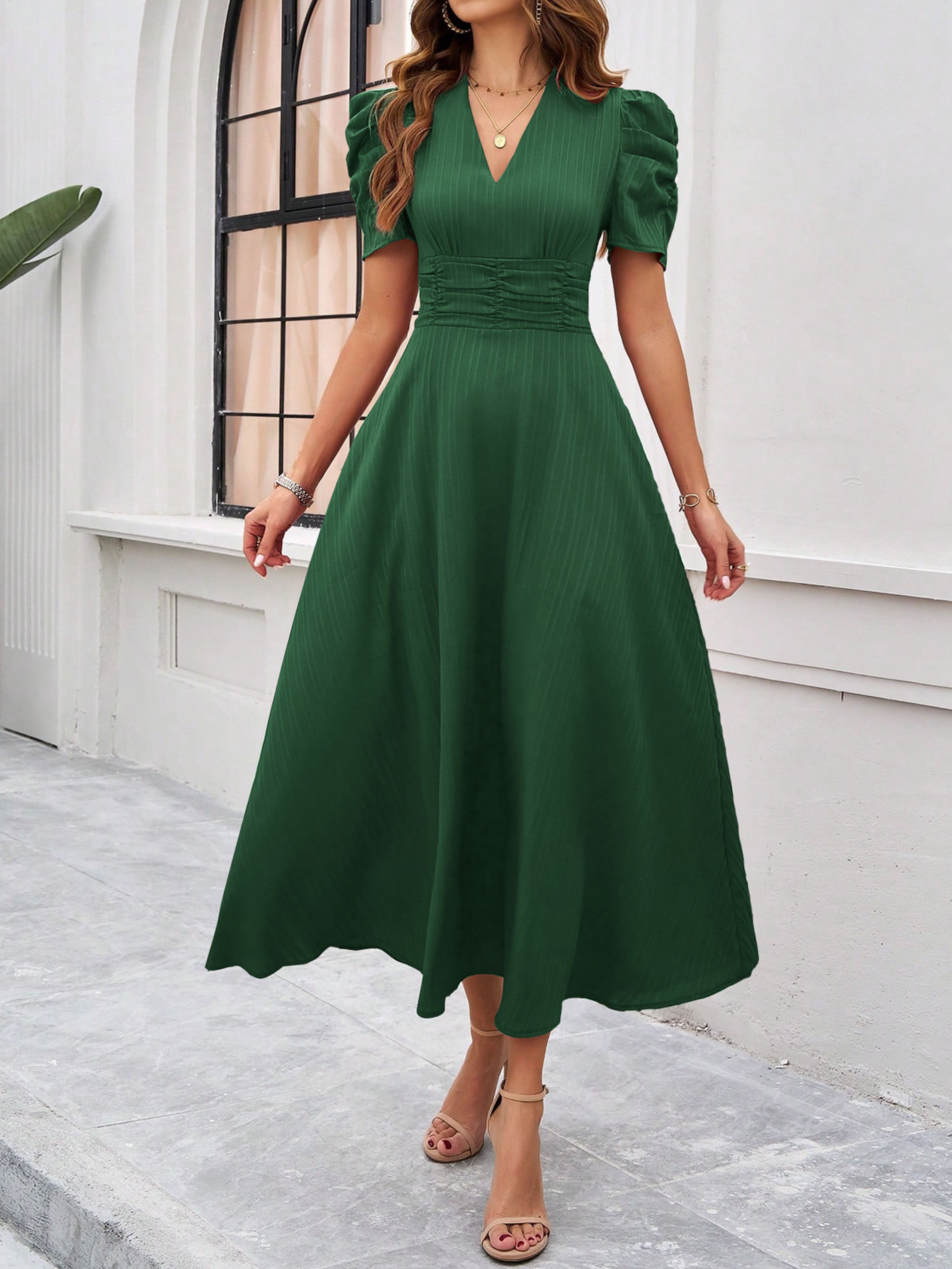 High Waist A Line Skirt Wedding Guest Elegant Empire Waist A Line