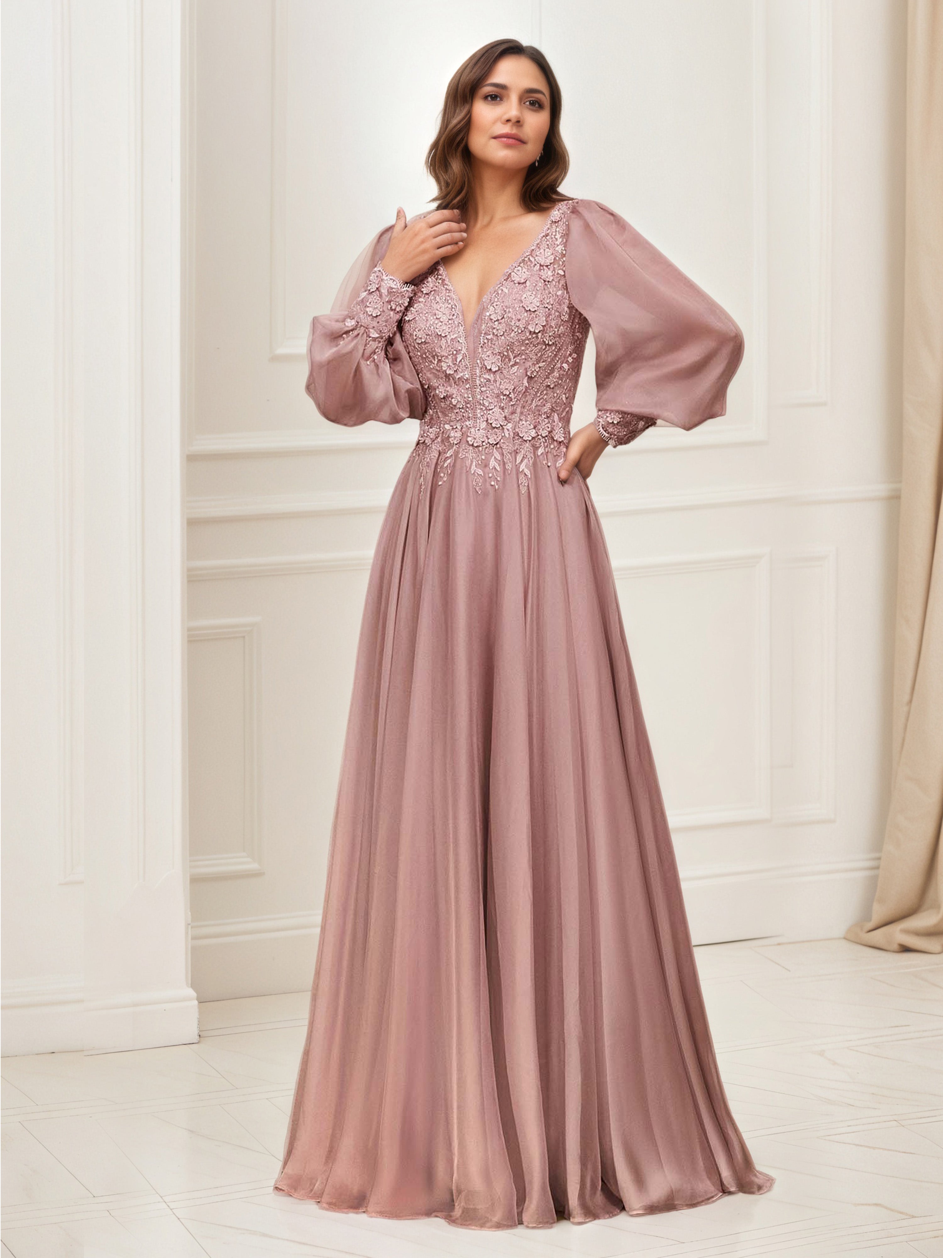 sachin and babi light blue dress Lace Prom Dresses