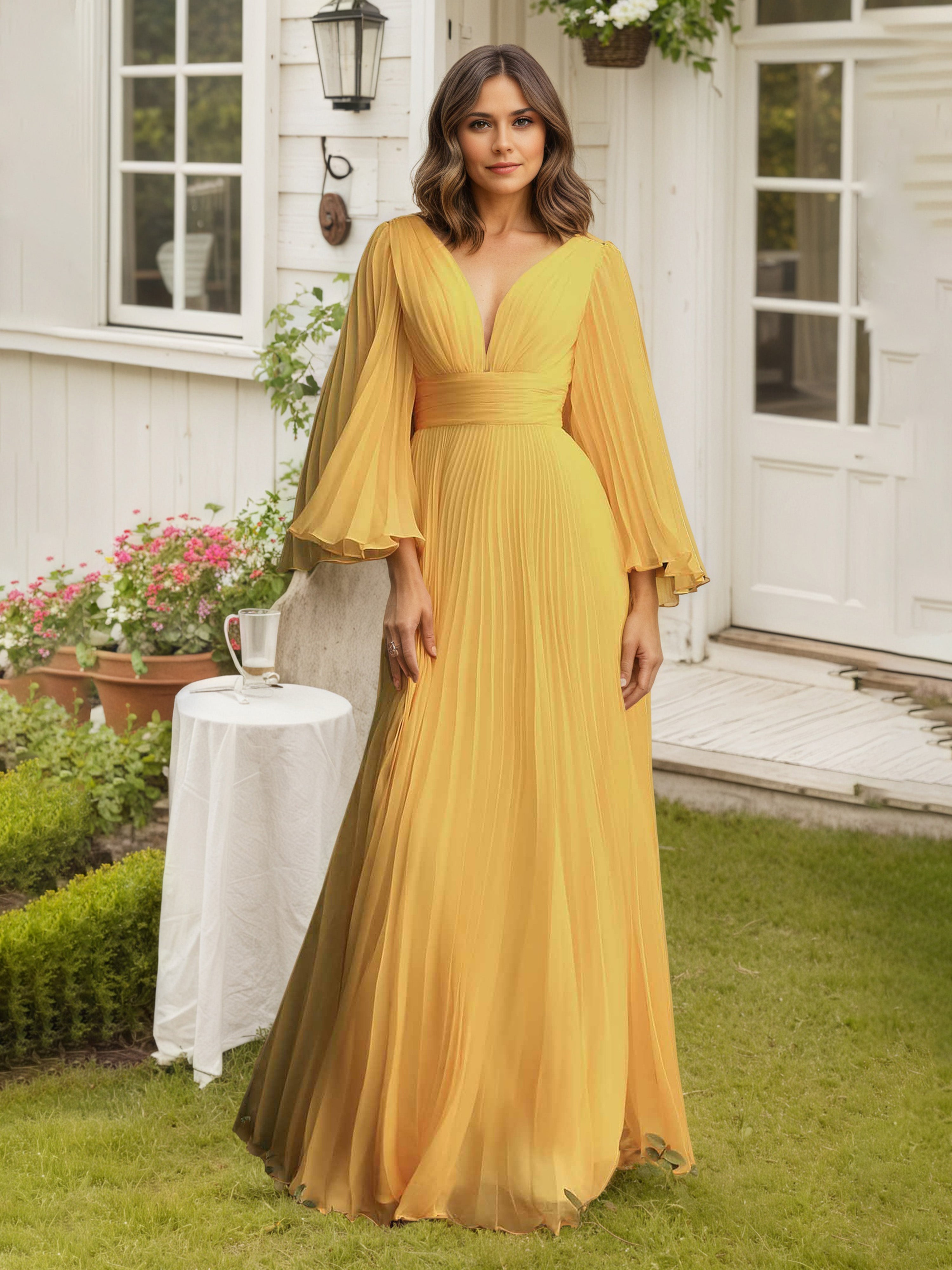 strapless open back dress LTP0861,Two Piece Square Light Yellow Prom Dress with Lace Appliques –  Laylatailor Shop