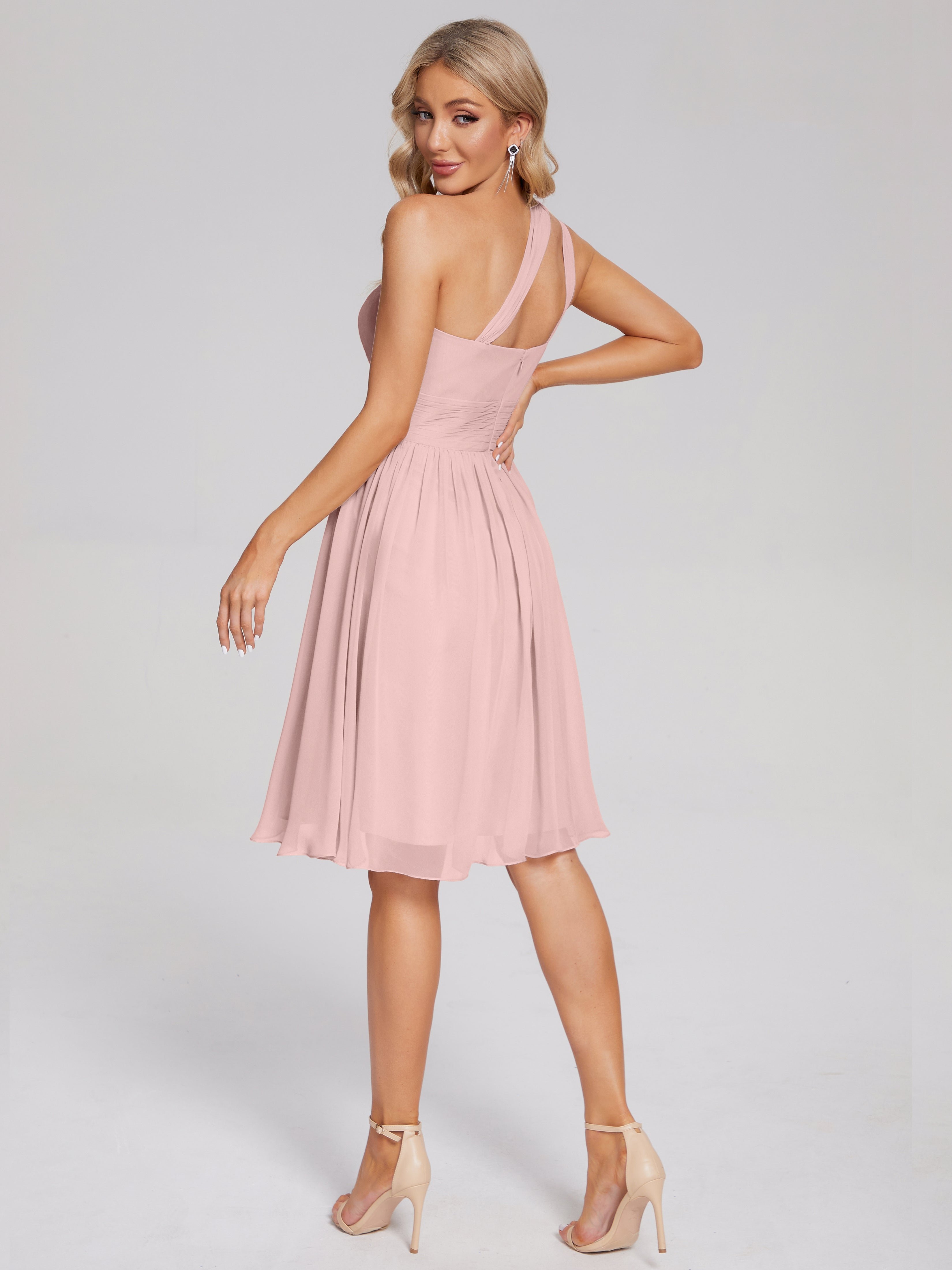 sachin and babi light blue dress ASOS DESIGN satin chiffon mix one-shoulder mini dress in black
