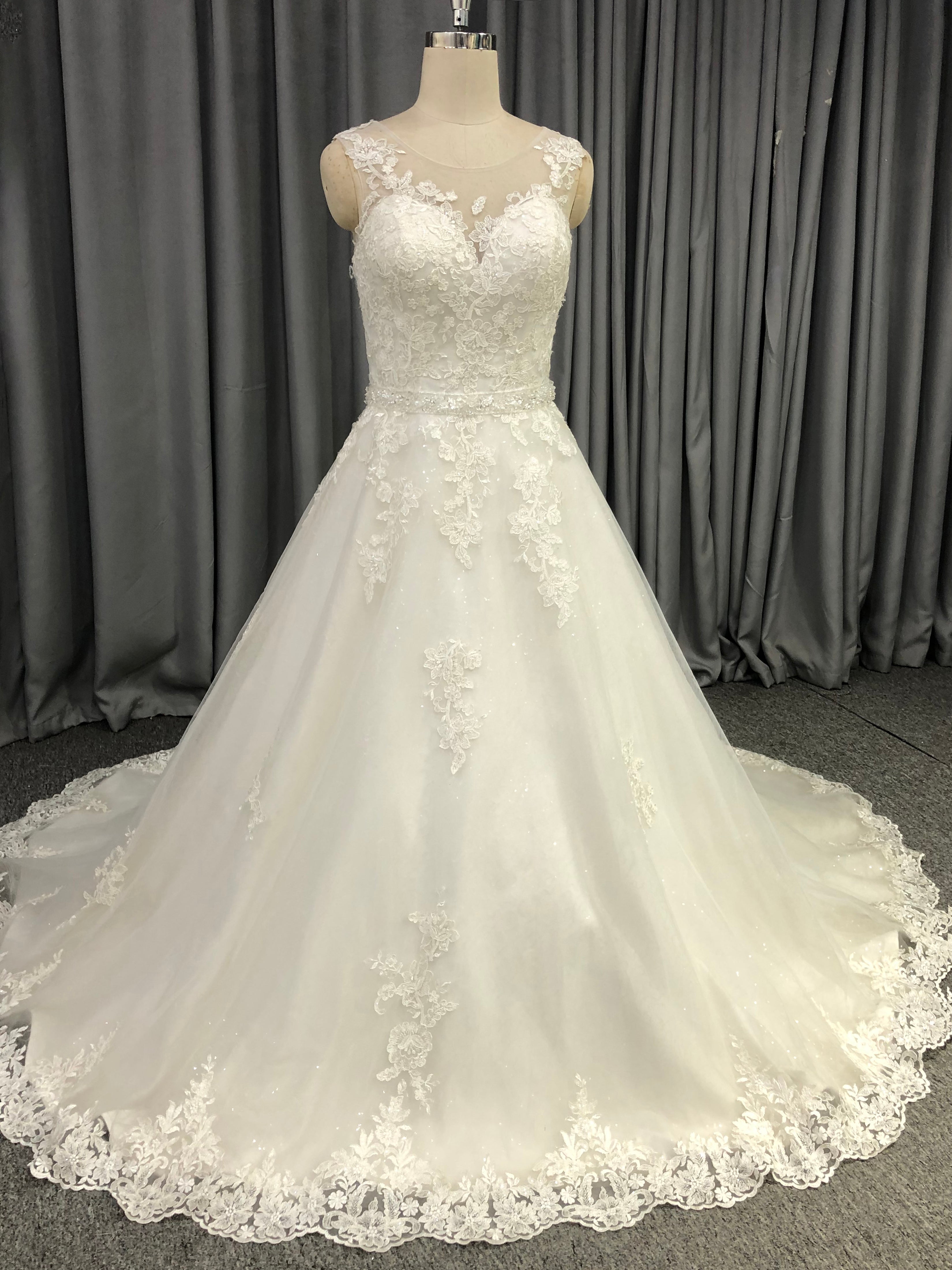 Elegant two tone wedding gowns best sale