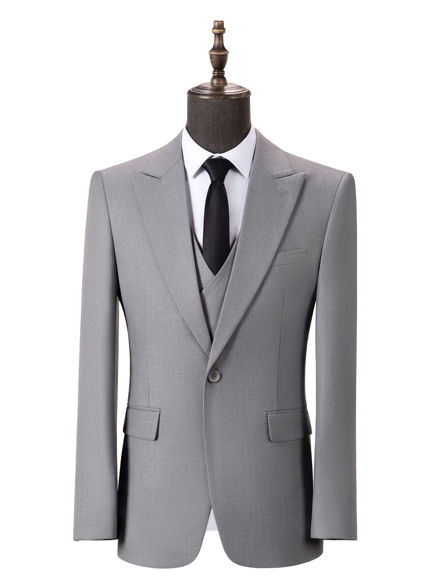 Men's Suits 3 Piece Business Suits Elegant Wedding Suit for Grooms and Groomsmen