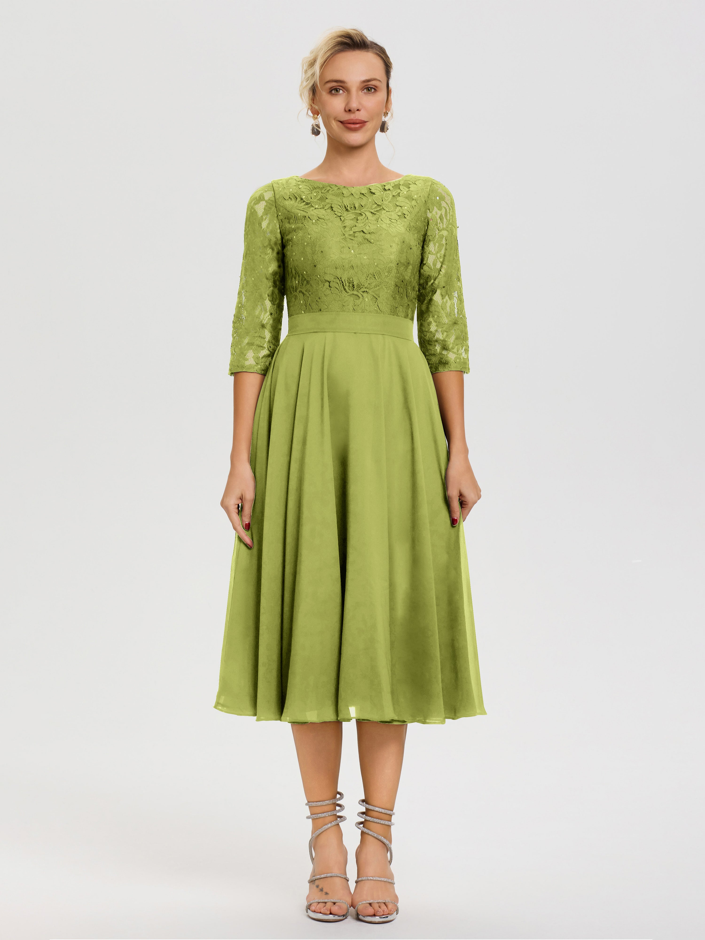 Clover Mother Of The Bride Dress Near Me A Line Lace Top Tea Length Ch Clover Mother Of The Bride Dress Near Me A Line Lace Top Tea Length Ch