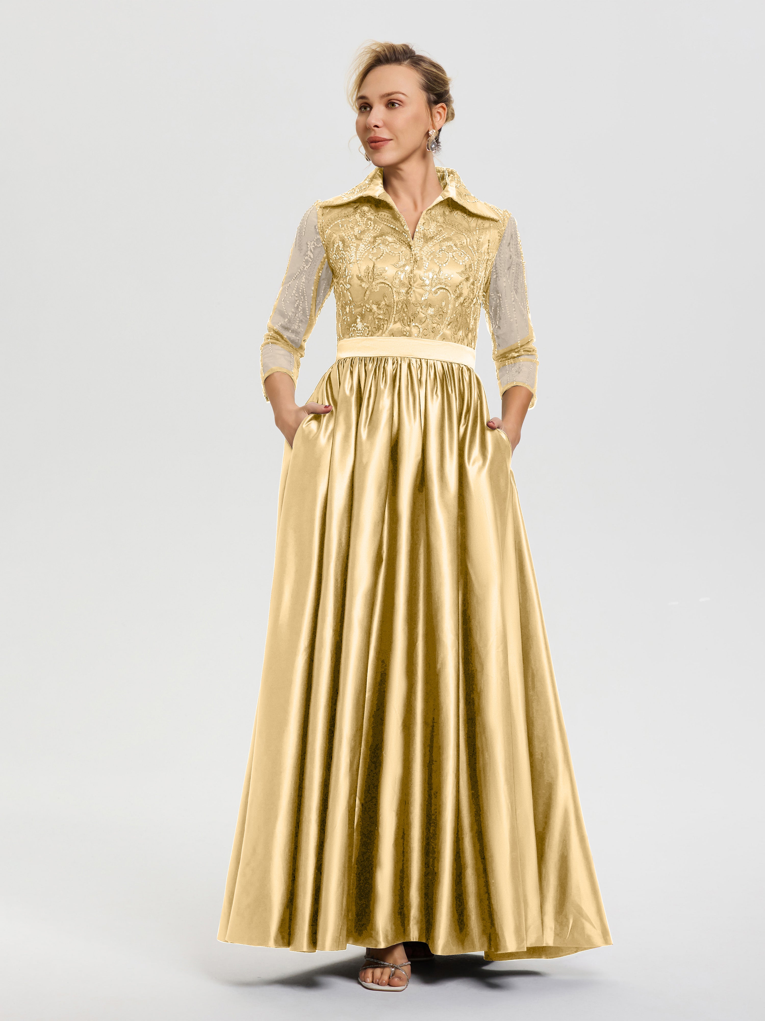 gold mother of the bride dresses uk Gold Mother-of-the-Bride Dresses and Mother-of-the-Groom Gowns