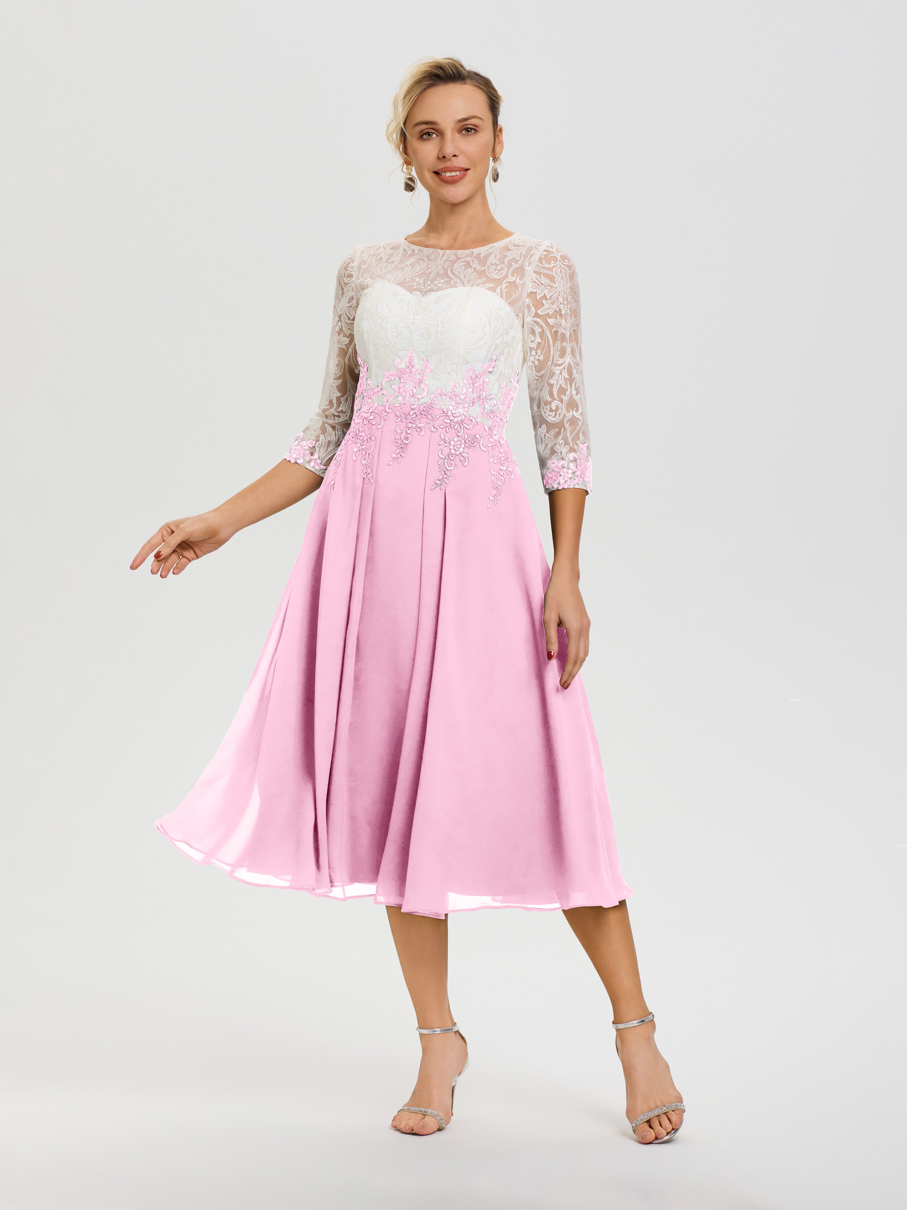light pink mob dress Pink