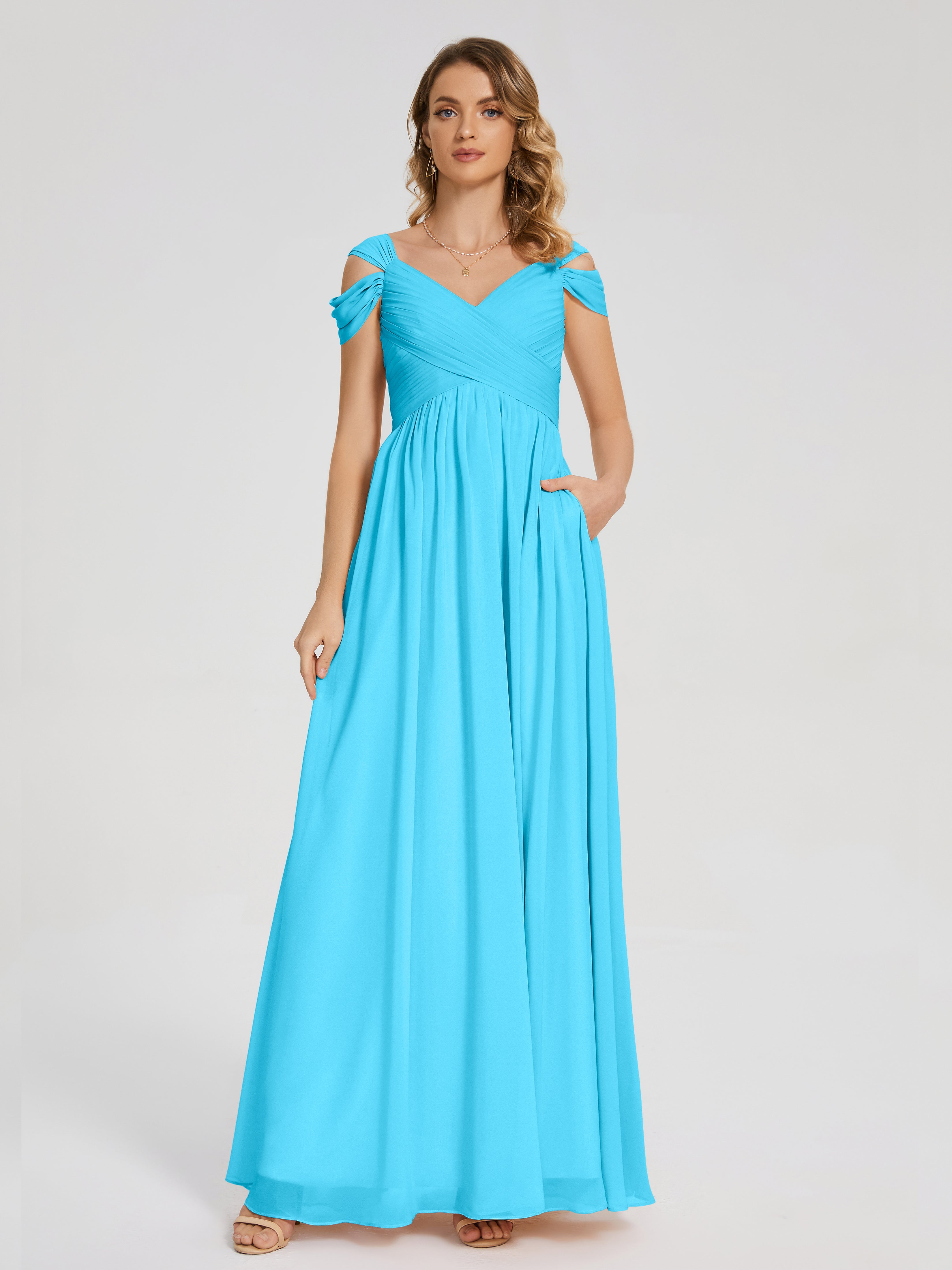 Pool Blue Bridesmaid Dresses Uk Charlee Flowy Split Chiffon Bridesmaid Pool Blue Bridesmaid Dresses Uk Charlee Flowy Split Chiffon Bridesmaid