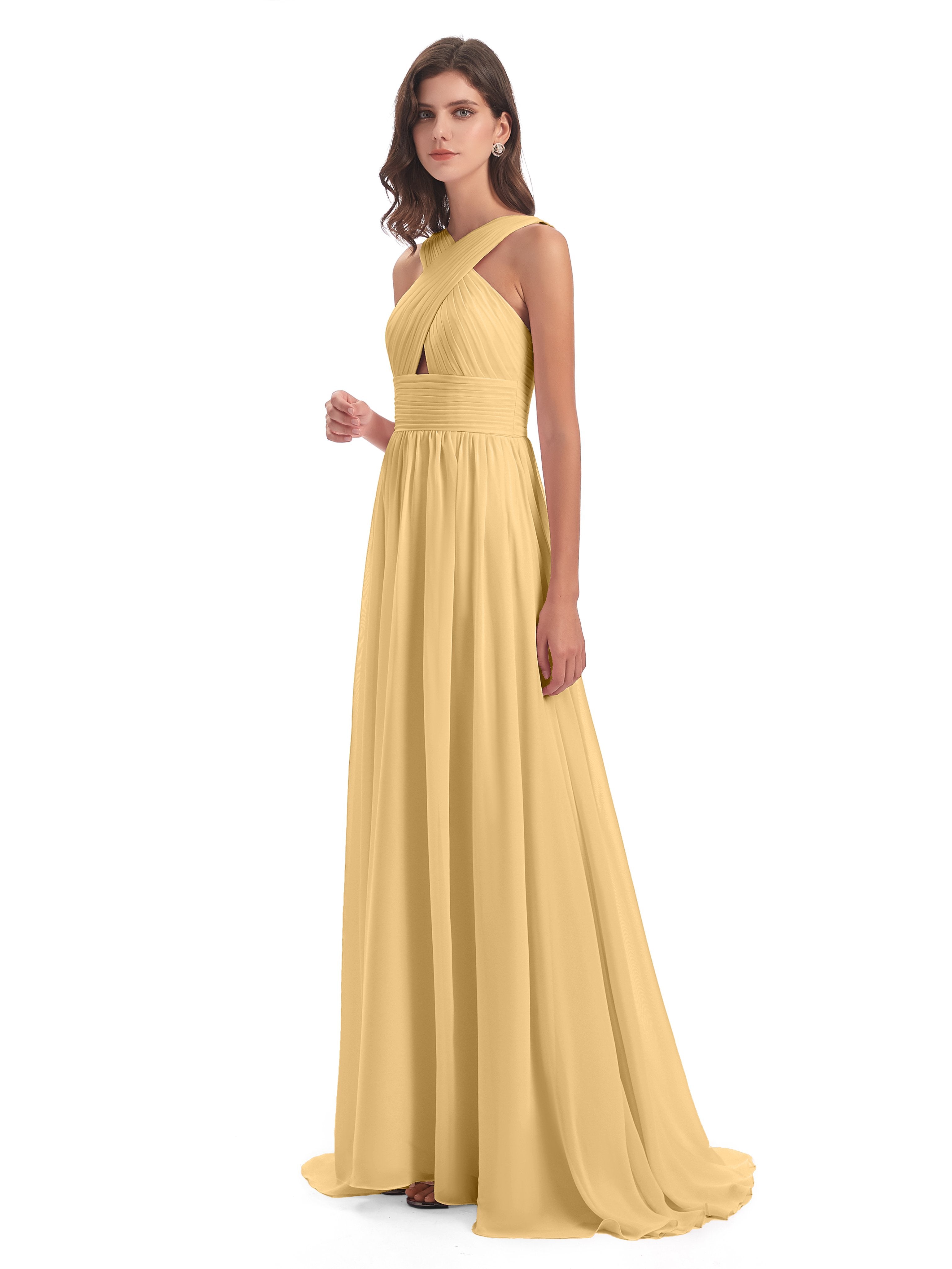 Elegant Gold Bridesmaid Dresses Millie Alarming Formal Sweep-Brush Tra Elegant Gold Bridesmaid Dresses Millie Alarming Formal Sweep-Brush Tra