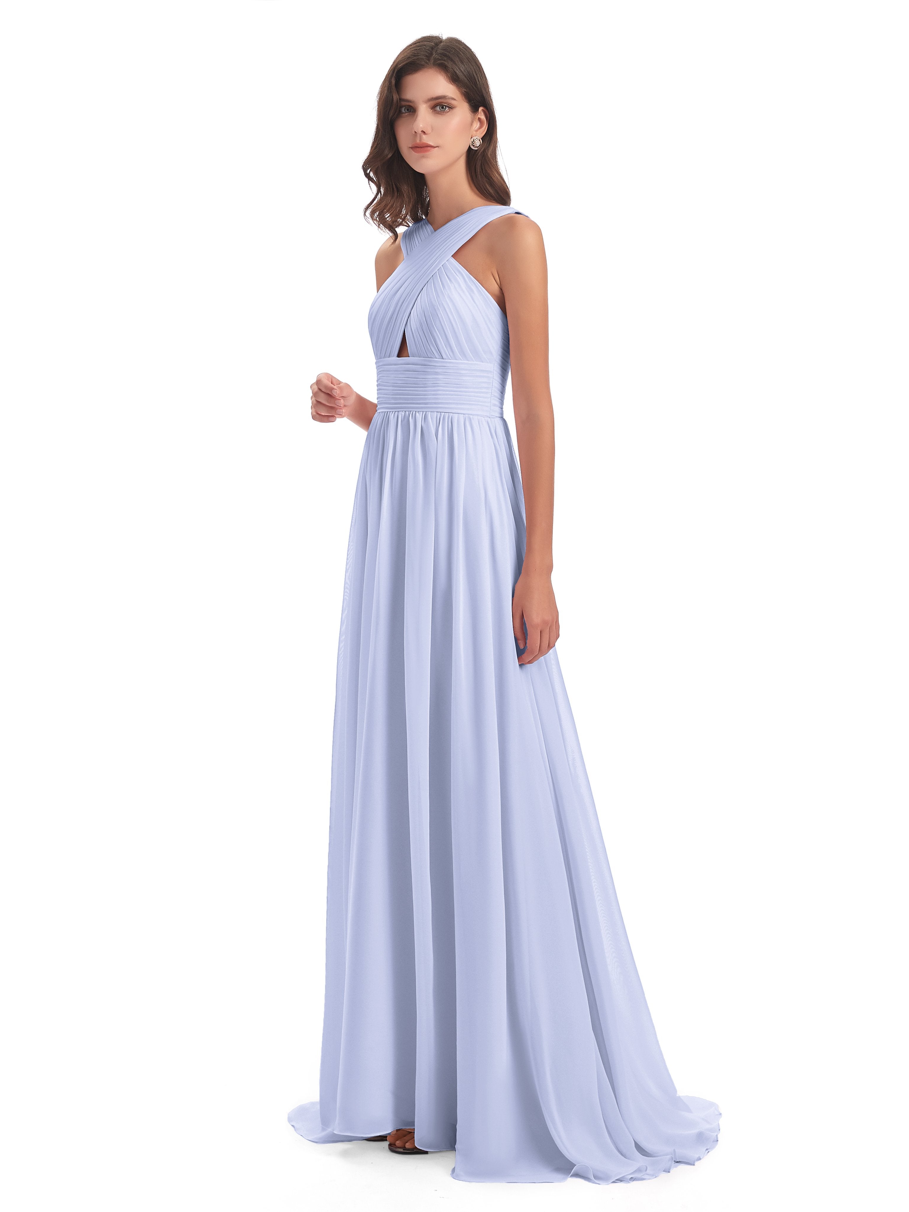 Bridesmaid Dresses Lavender Colour Millie Alarming Formal Sweep-Brush Bridesmaid Dresses Lavender Colour Millie Alarming Formal Sweep-Brush
