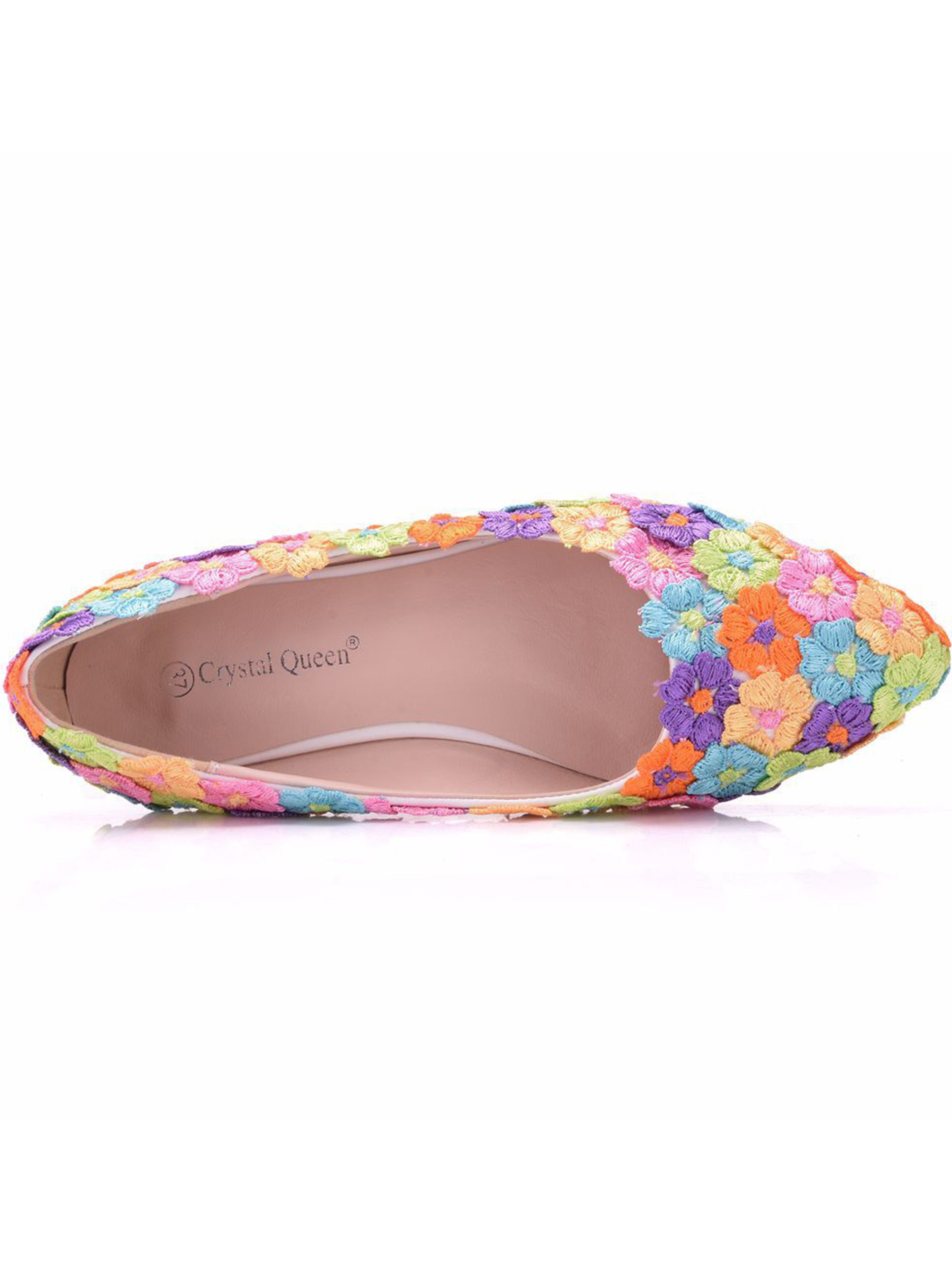 Lace Flat Heel Bridal Shoes