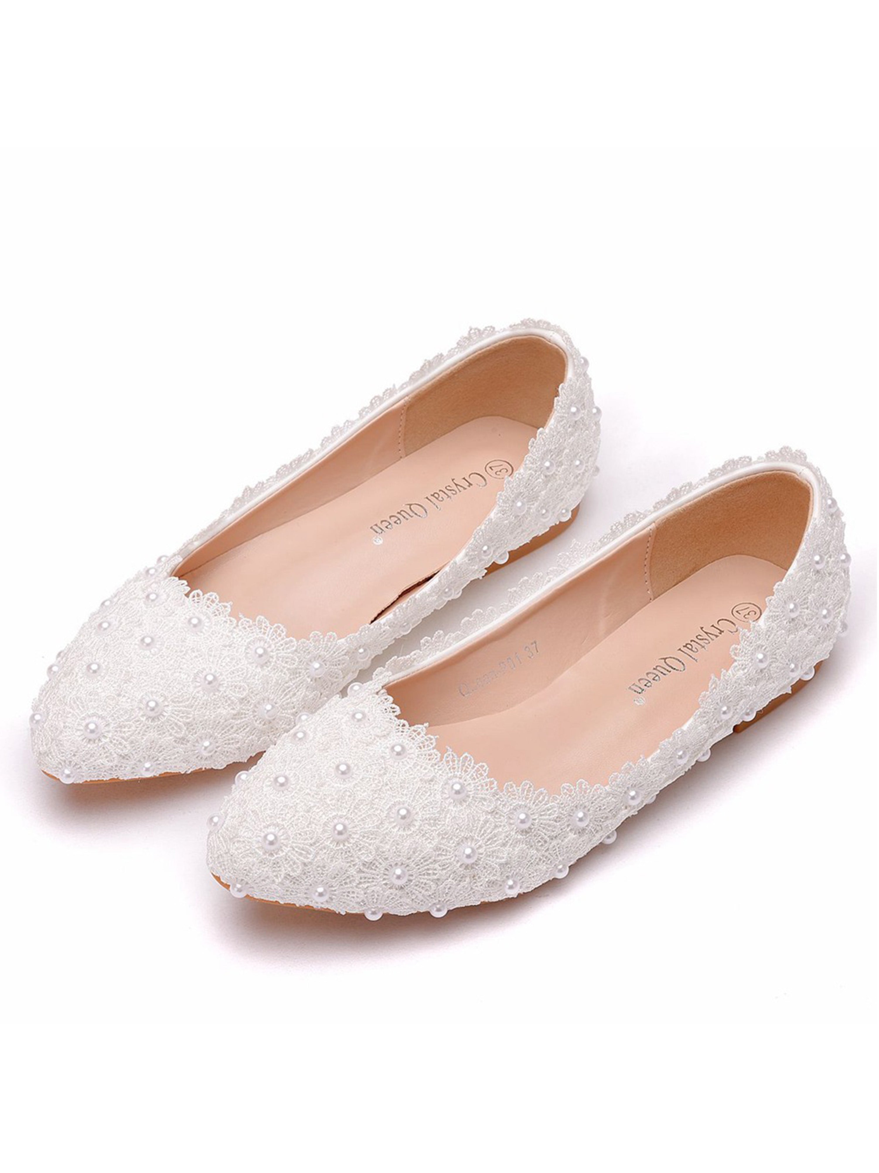Women Lace Flat Shoes Shallow Mouth Shoes