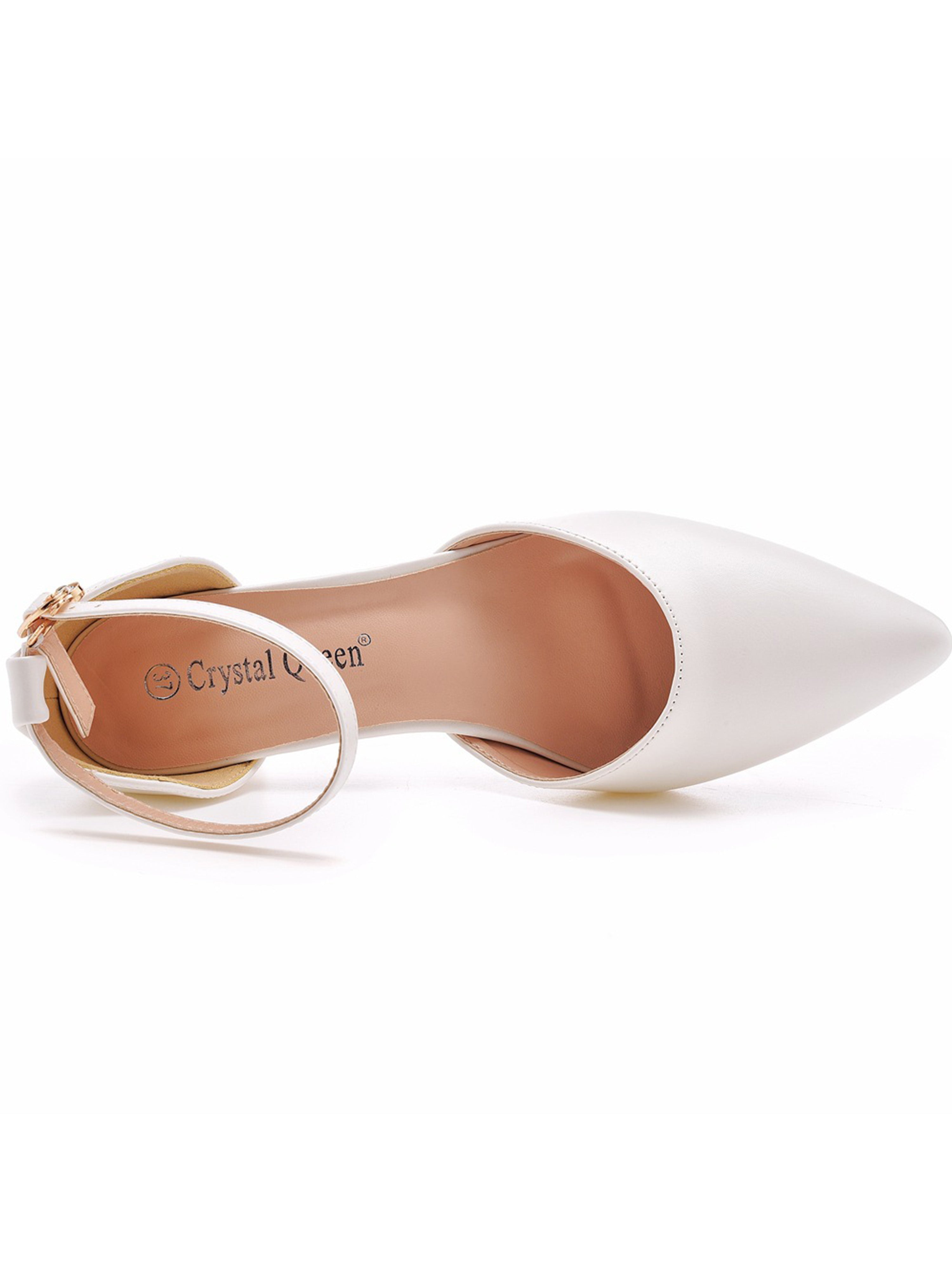 Pointed Toe Sandals Ankle Strap Heels Brides Shoes