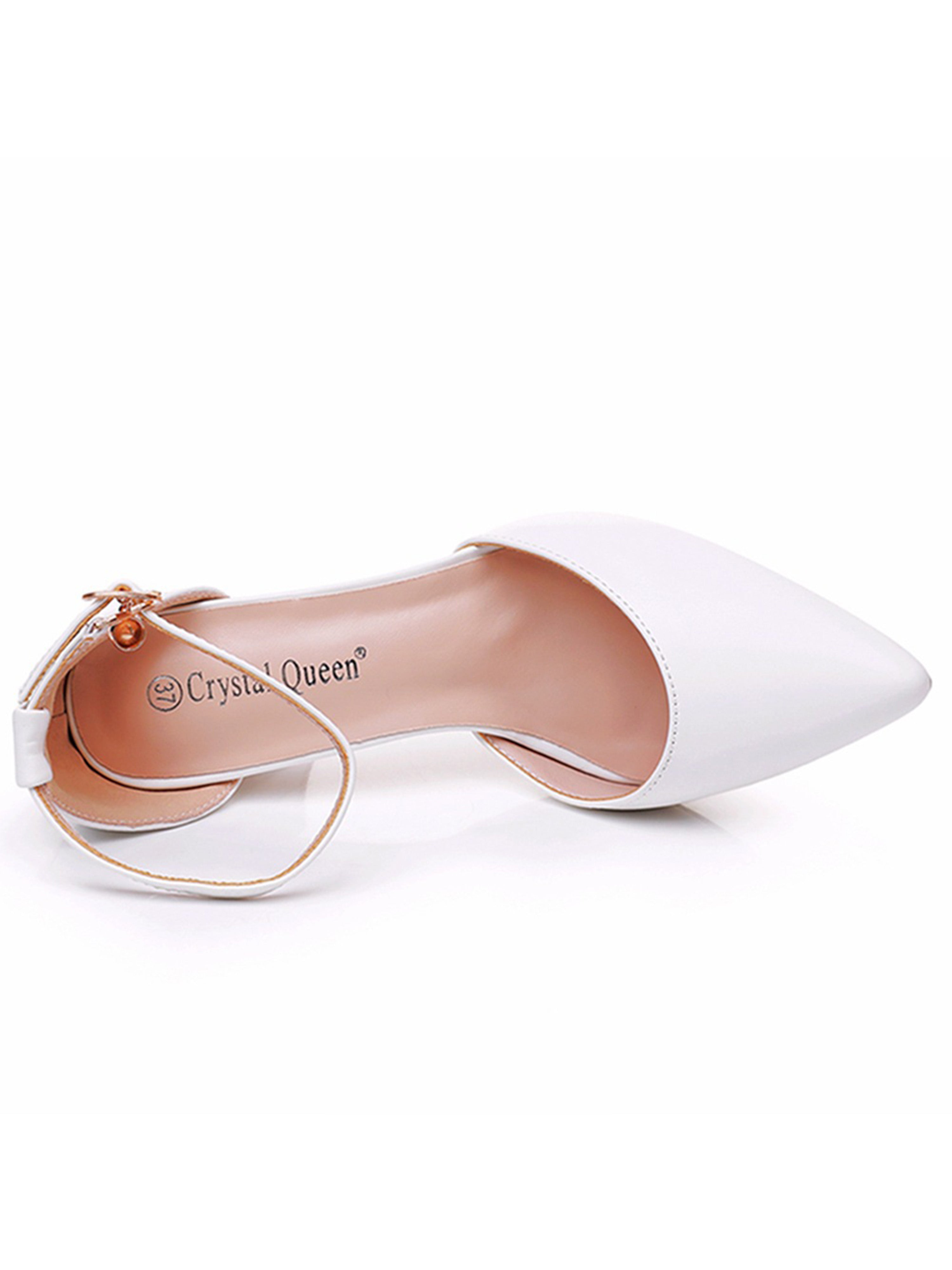 Ankle Strap Heels Women Pointed Toe Sandals Brides Shoes