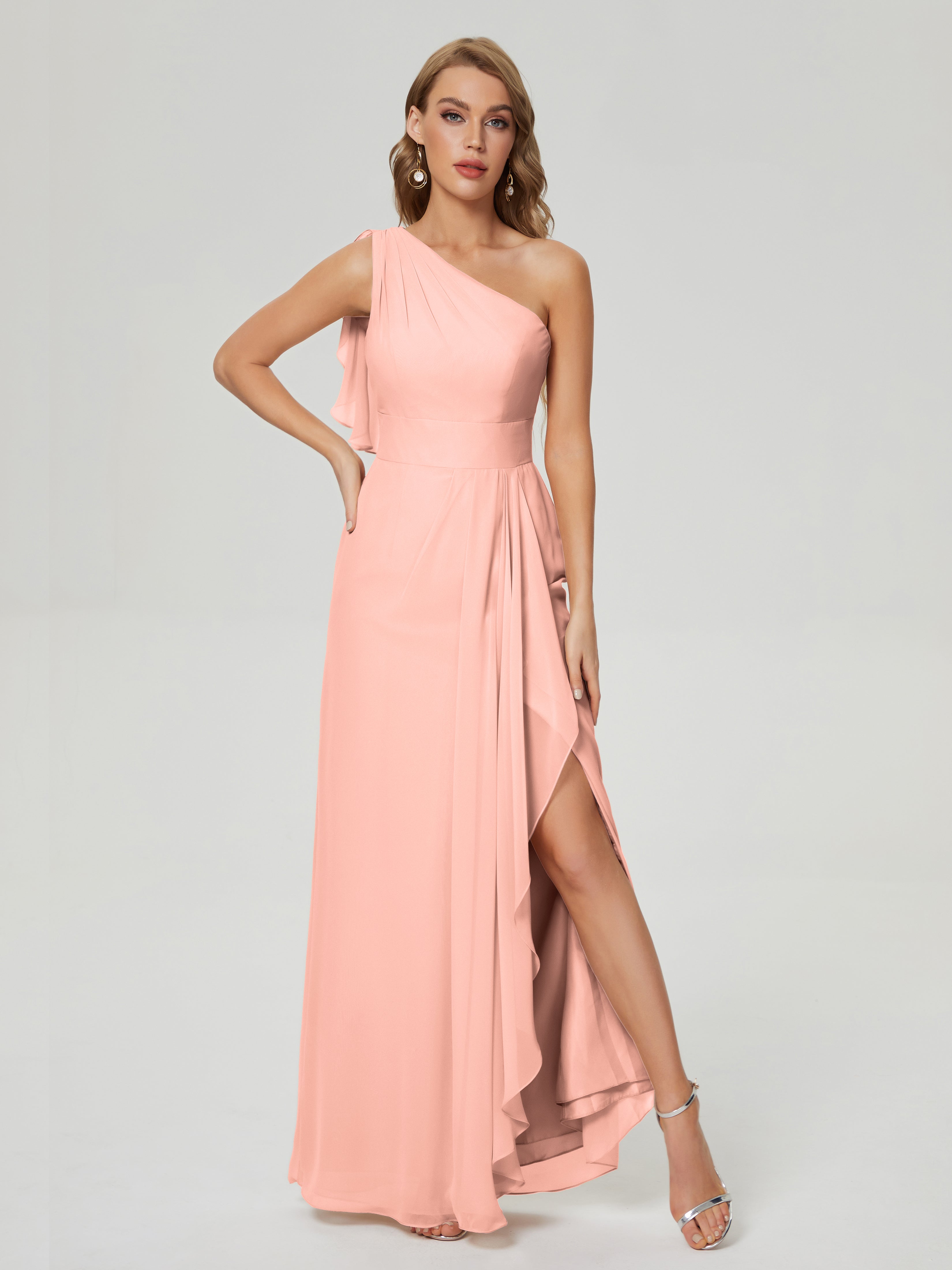 Womens Coral Bridesmaid Dress Samara Pretty Chiffon Bridesmaid Dresses Womens Coral Bridesmaid Dress Samara Pretty Chiffon Bridesmaid Dresses
