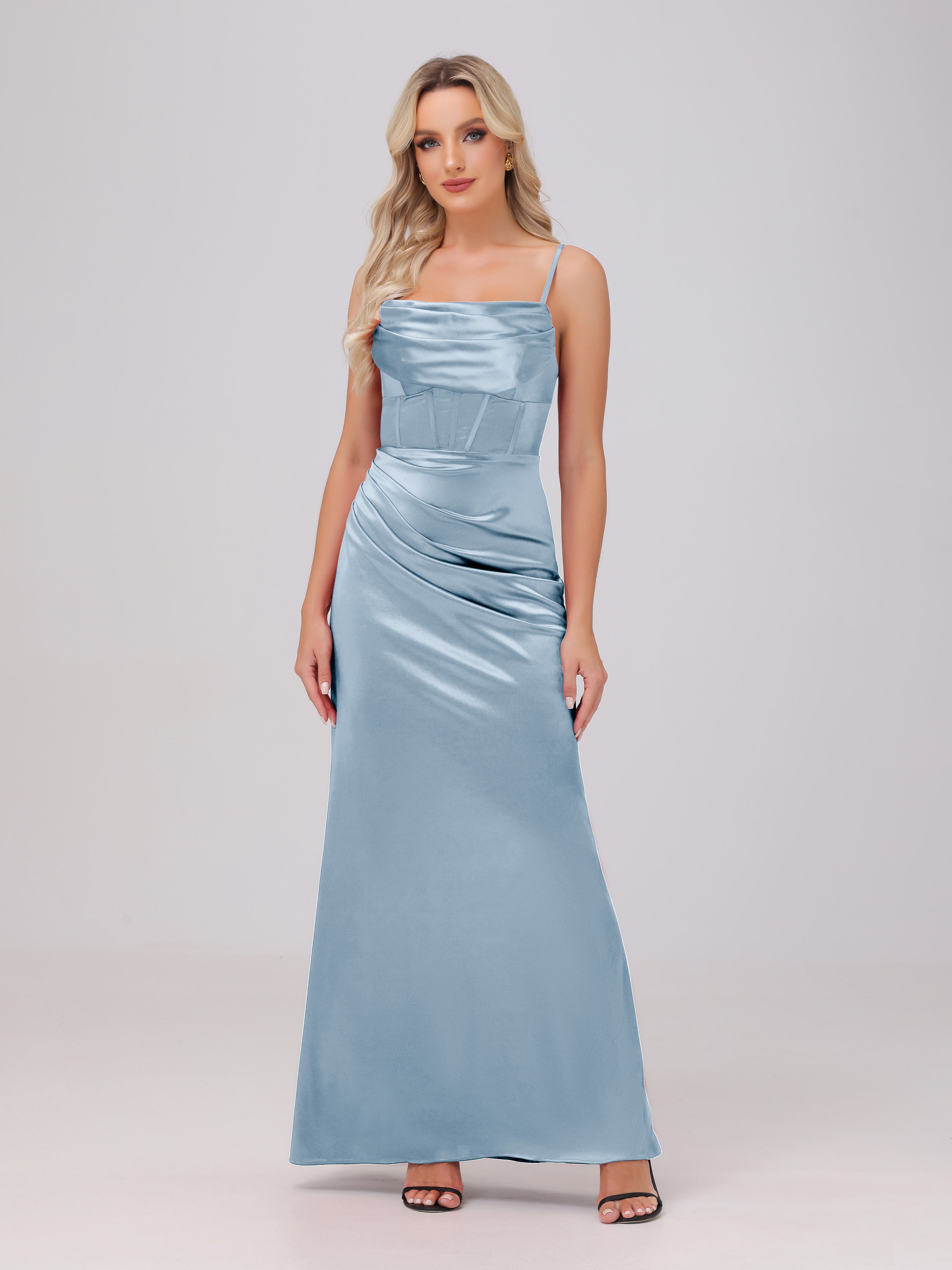 Stretch Satin Bridesmaid Dresses Off-the-shoulder Corset Stretch Satin Mermaid Bridesmaid Dress Stretch Satin Bridesmaid Dresses Off-the-shoulder Corset Stretch Satin Mermaid Bridesmaid Dress