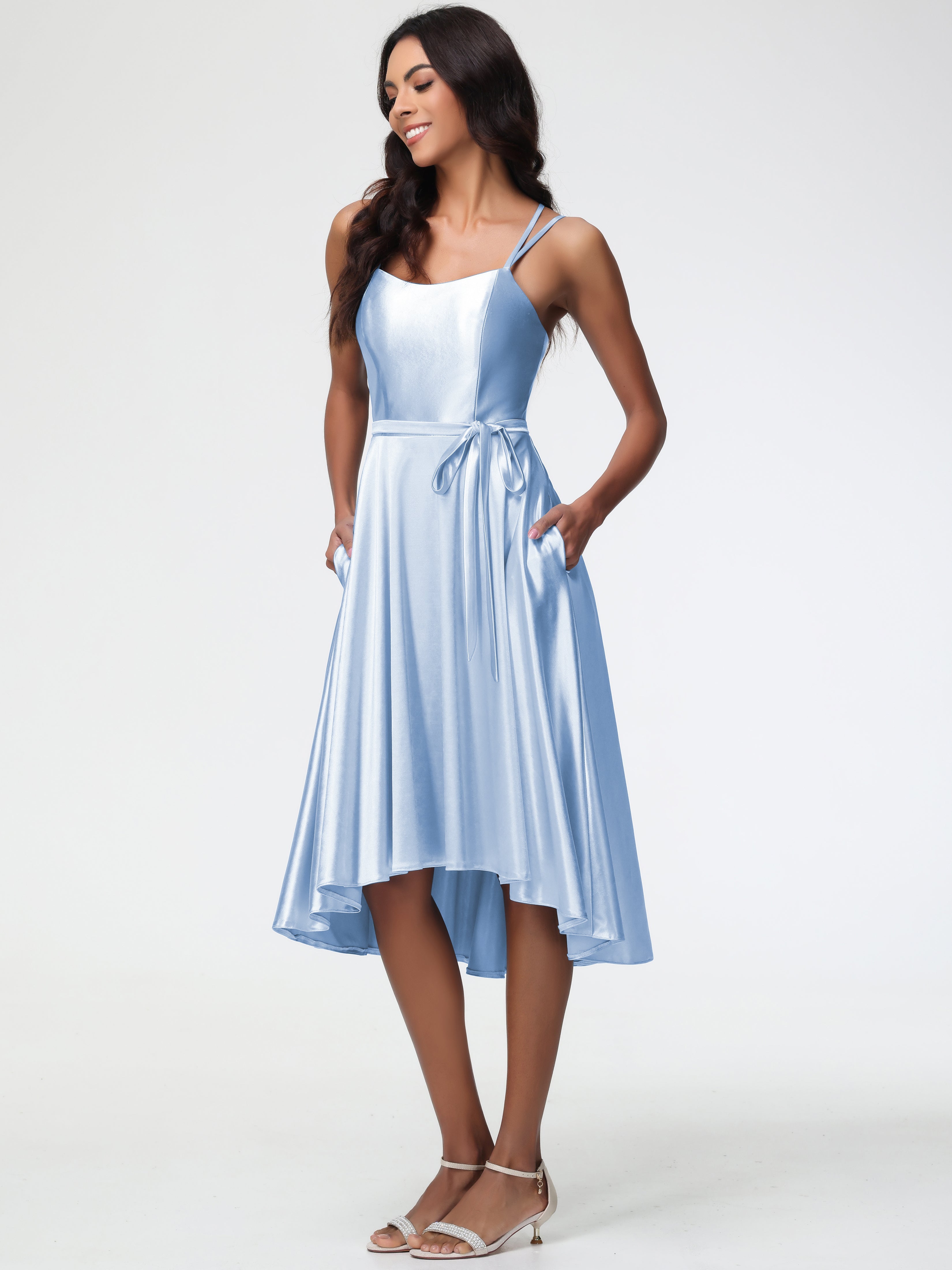 sky blue knee length bridesmaid dresses $80 To $101 Light Blue Bridesmaid Dresses: Buy Women's Dresses Online at STACEES