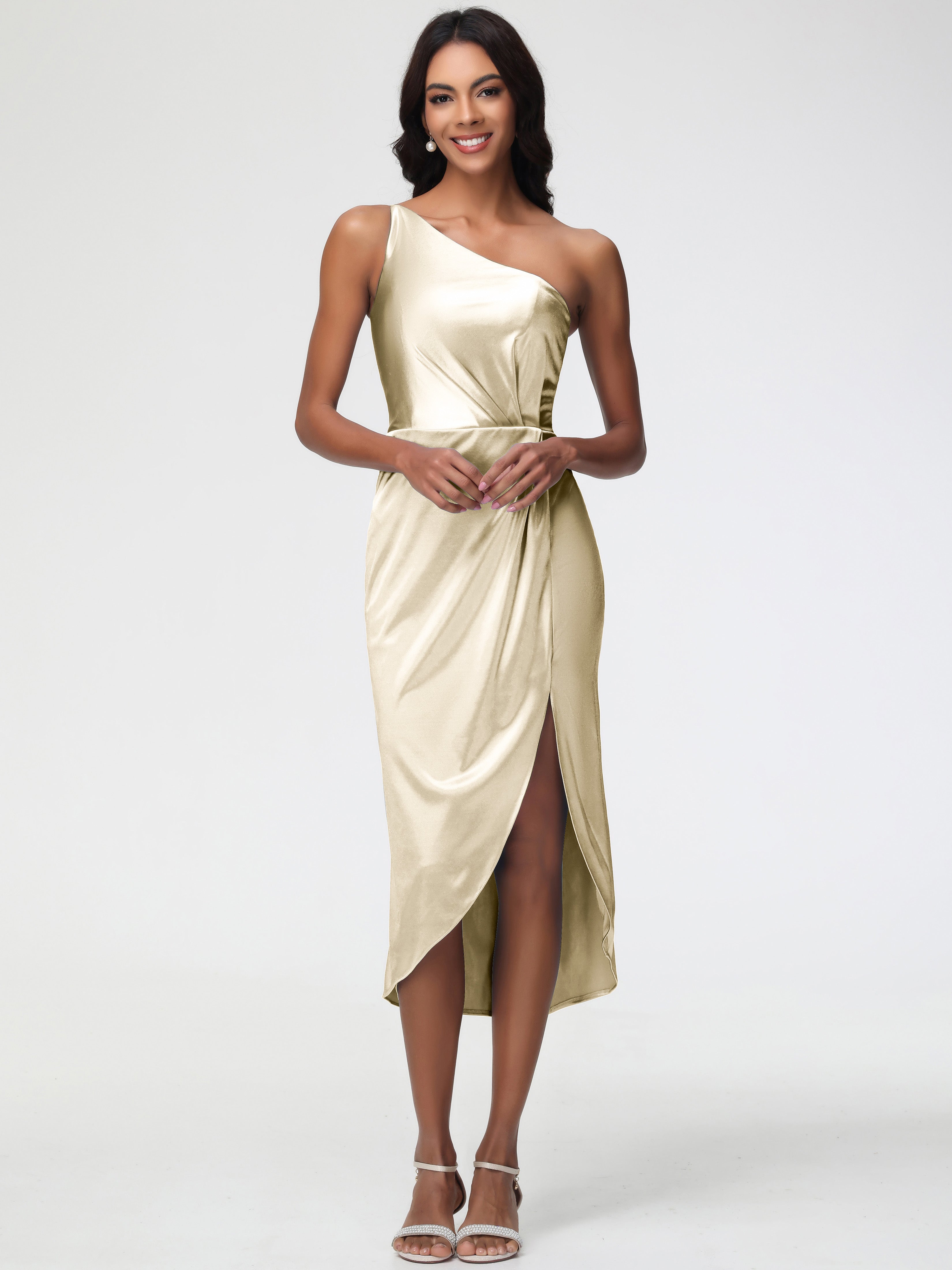 Champagne One Shoulder Draped Satin Mini Dress Champagne Satin One Shoulder Bardot Bodycon Dress | Dresses ... Champagne One Shoulder Draped Satin Mini Dress Champagne Satin One Shoulder Bardot Bodycon Dress | Dresses ...