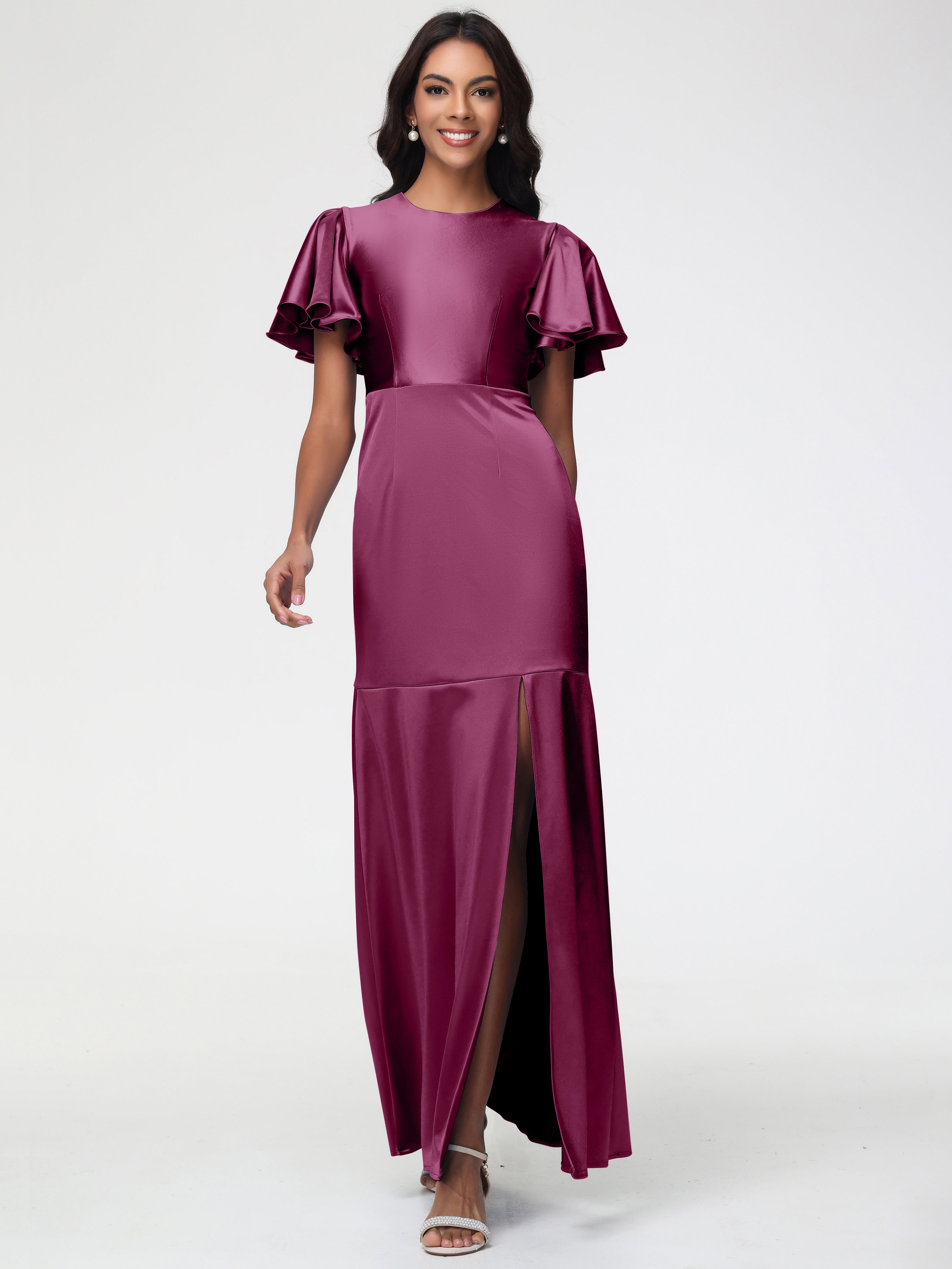 mulberry bridesmaid dresses Azazie Keyla