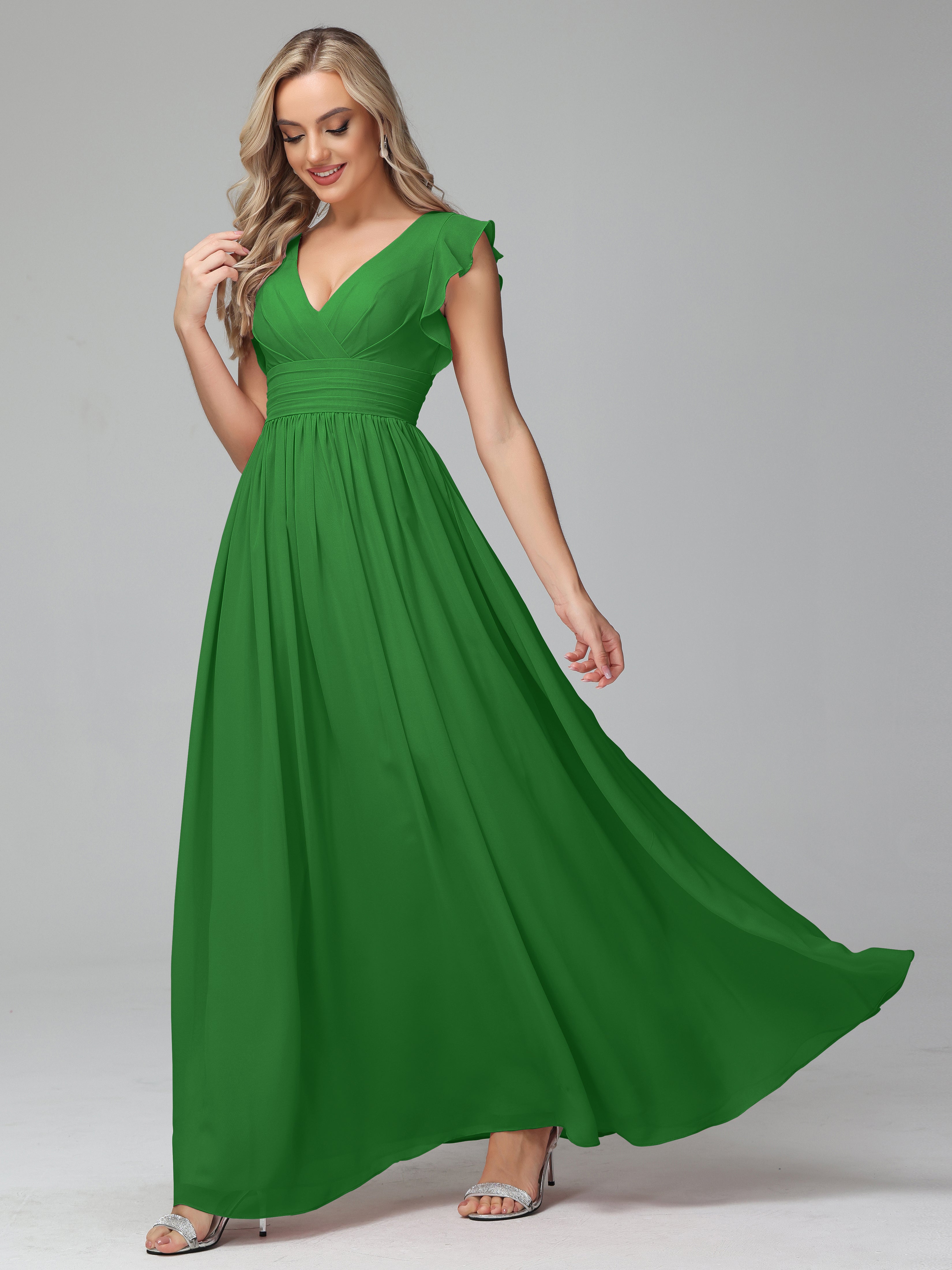 Green Bridesmaid Dresses Uk Bonnie V-Neck Chiffon Bridesmaid Dresses W Green Bridesmaid Dresses Uk Bonnie V-Neck Chiffon Bridesmaid Dresses W