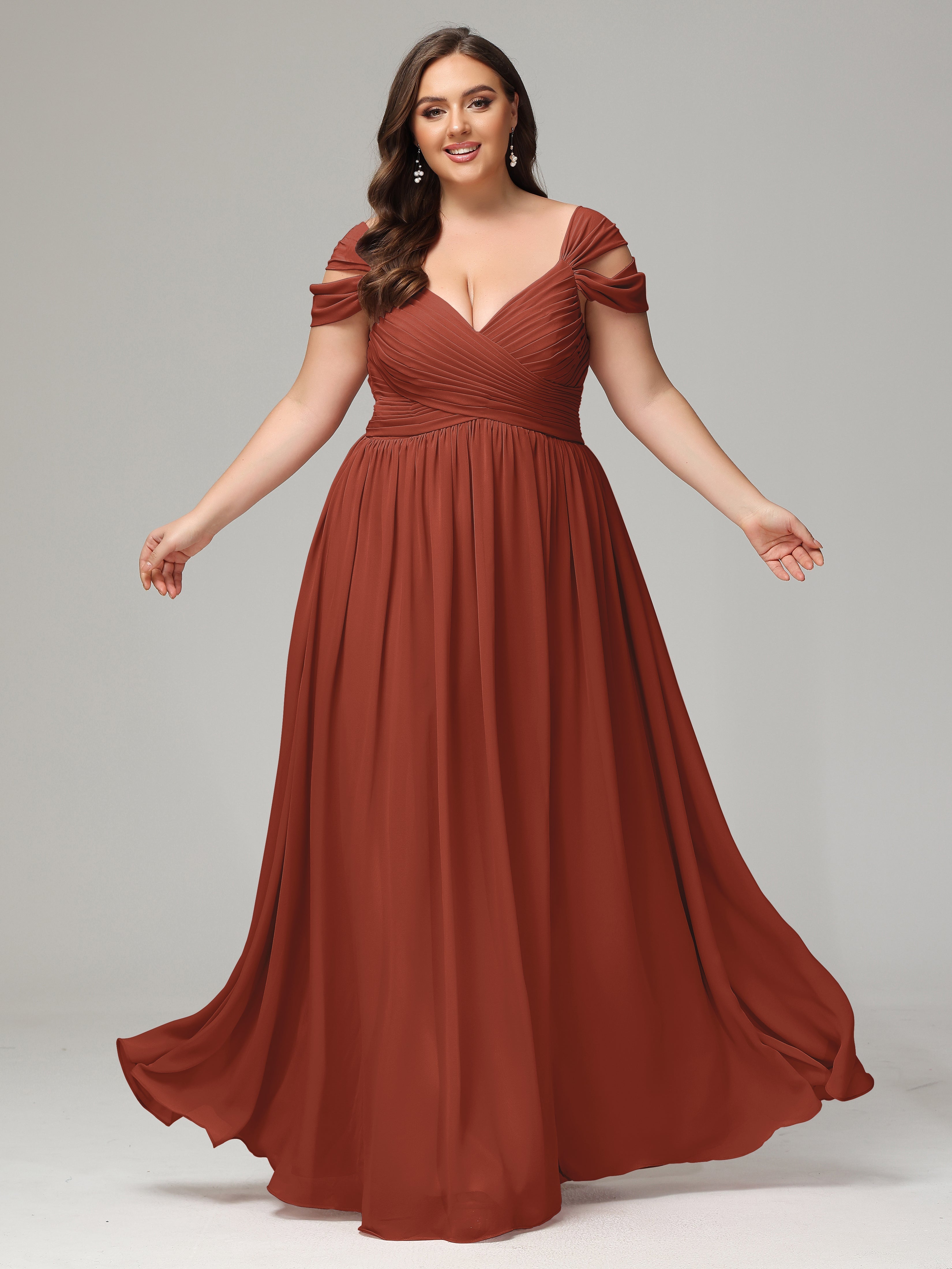 Country Style Rustic Wedding Bridesmaid Dresses Cap Sleeves Chiffon Wi Country Style Rustic Wedding Bridesmaid Dresses Cap Sleeves Chiffon Wi