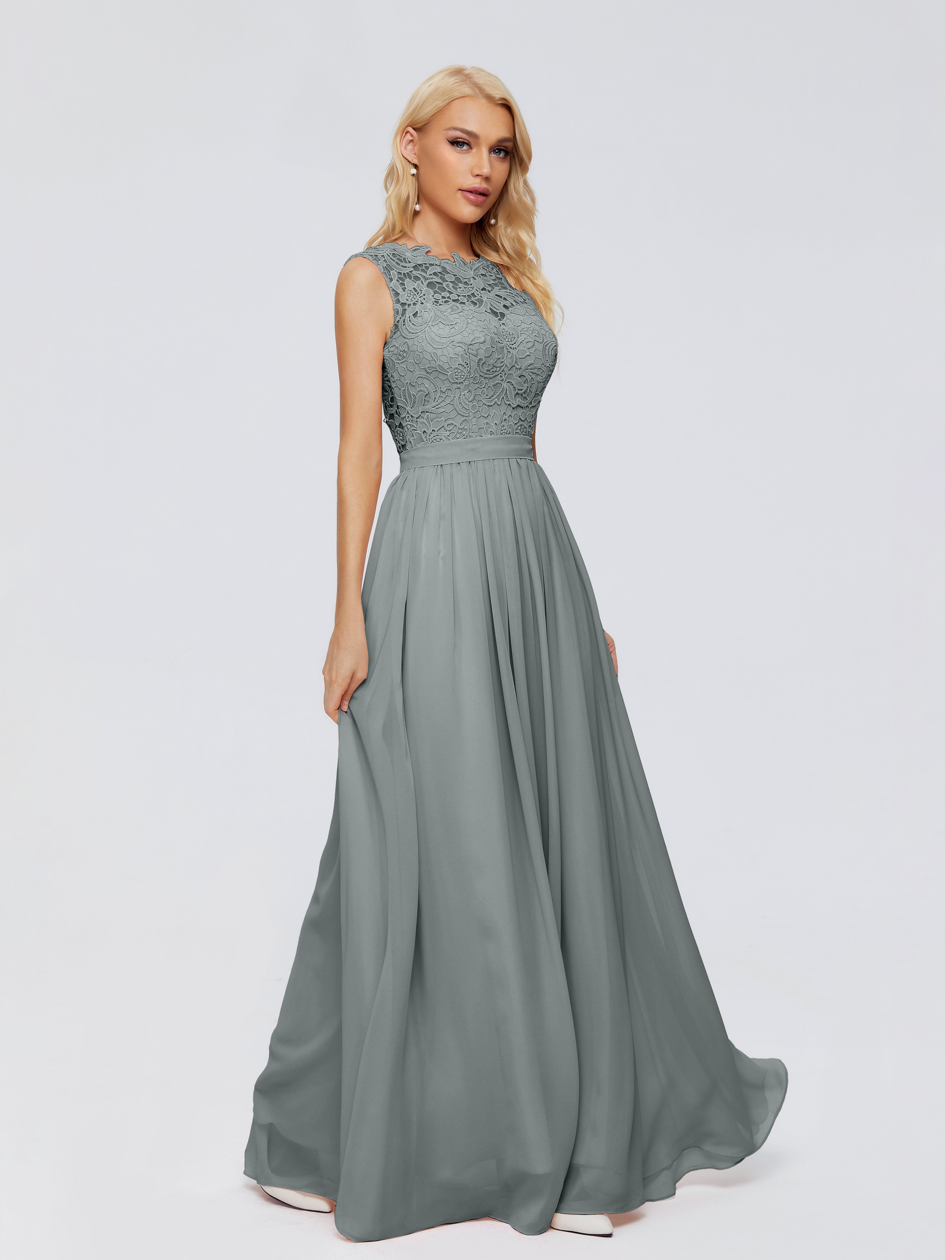 Steel Grey Bridesmaid Dresses Uk Melody Elegant Bateau Chiffon Bridesm Steel Grey Bridesmaid Dresses Uk Melody Elegant Bateau Chiffon Bridesm