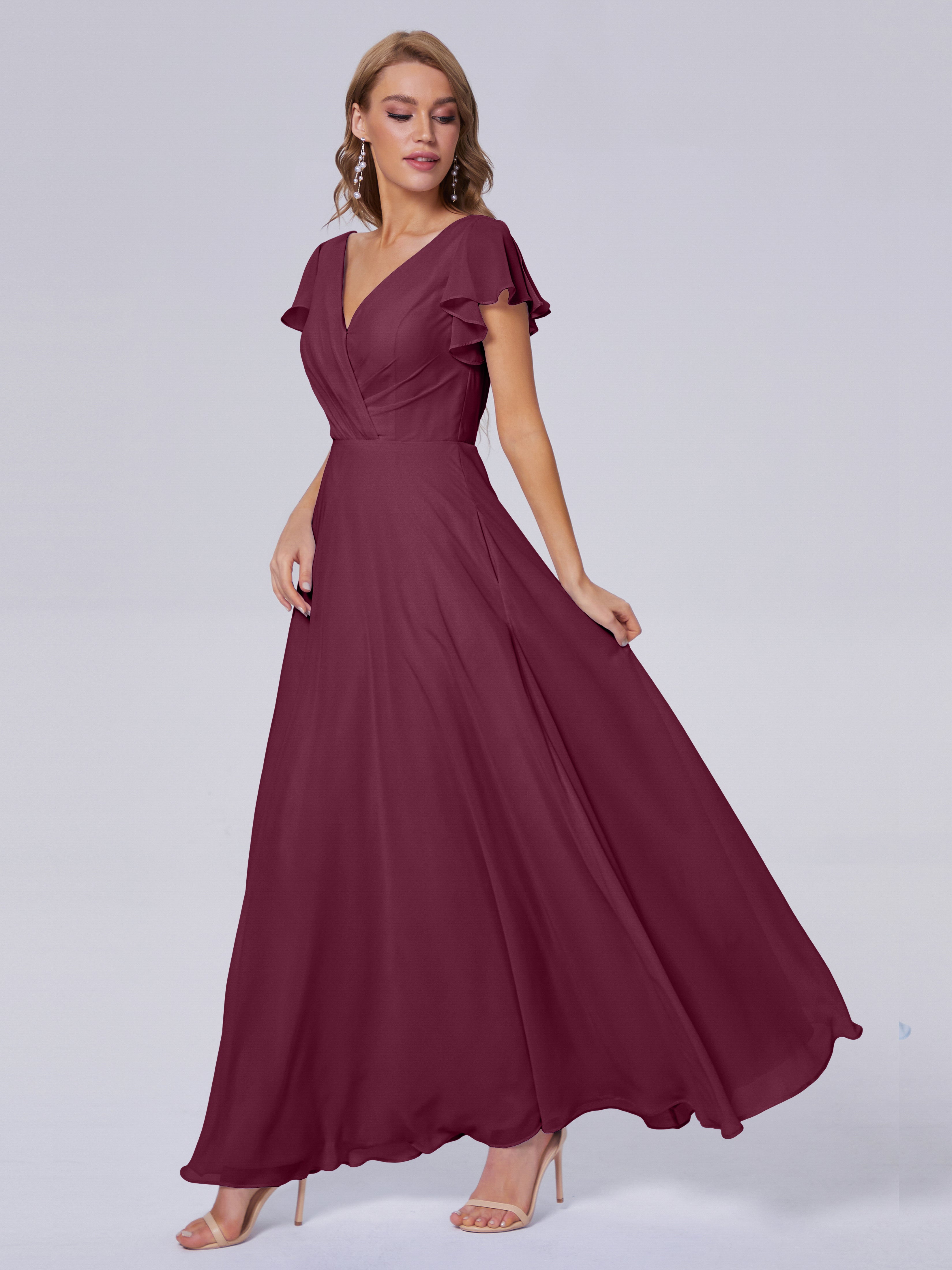 Floor Length Mulberry Bridesmaid Dress Uk Mulberry Bridesmaid Dress Genevieve Ruffles V Neck Long Bridesmaid Dre Floor Length Mulberry Bridesmaid Dress Uk Mulberry Bridesmaid Dress Genevieve Ruffles V Neck Long Bridesmaid Dre
