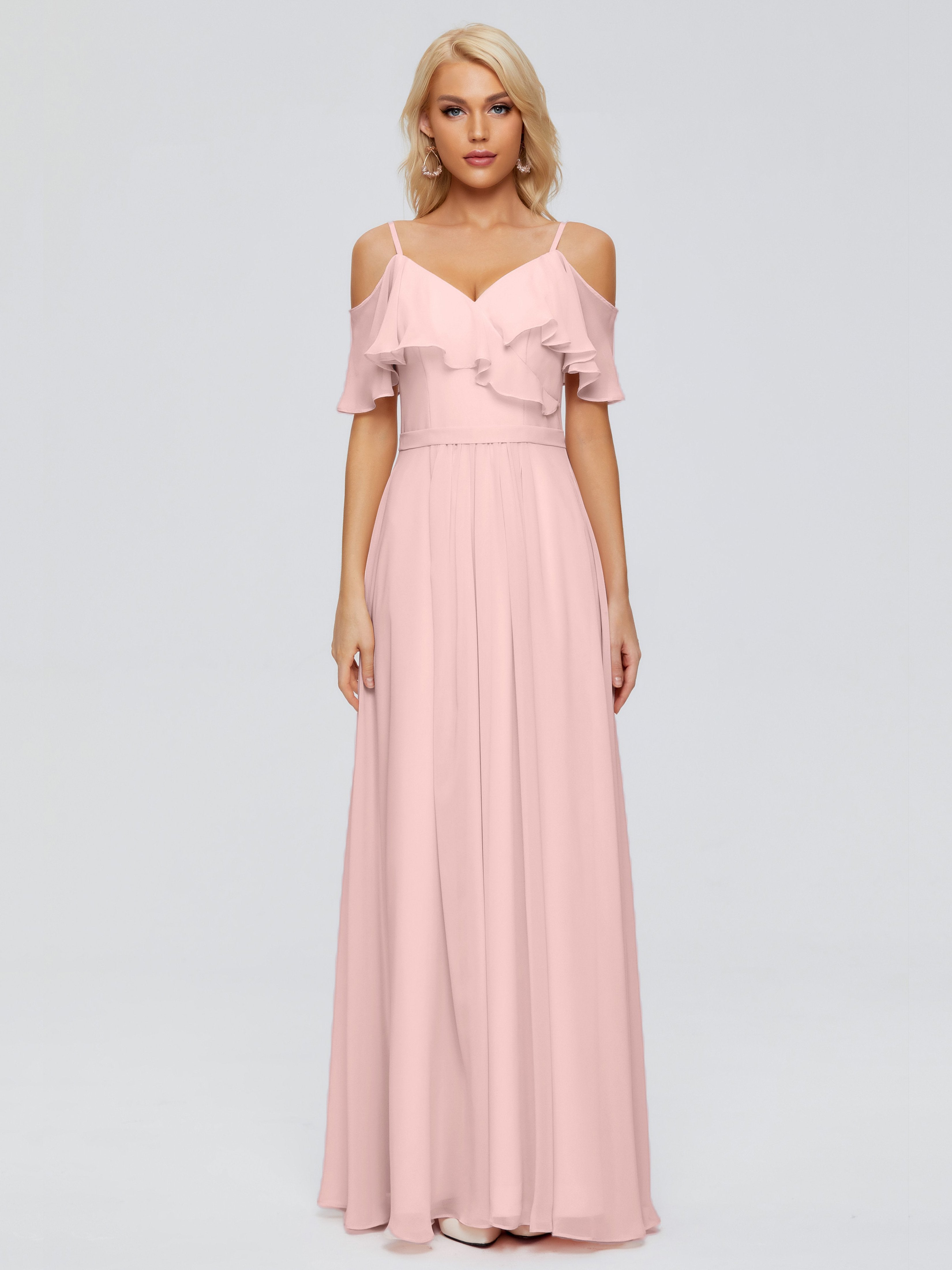 Dusty Rose Bridesmaid Dresses Modest Katherine Girls Spaghetti Straps Dusty Rose Bridesmaid Dresses Modest Katherine Girls Spaghetti Straps