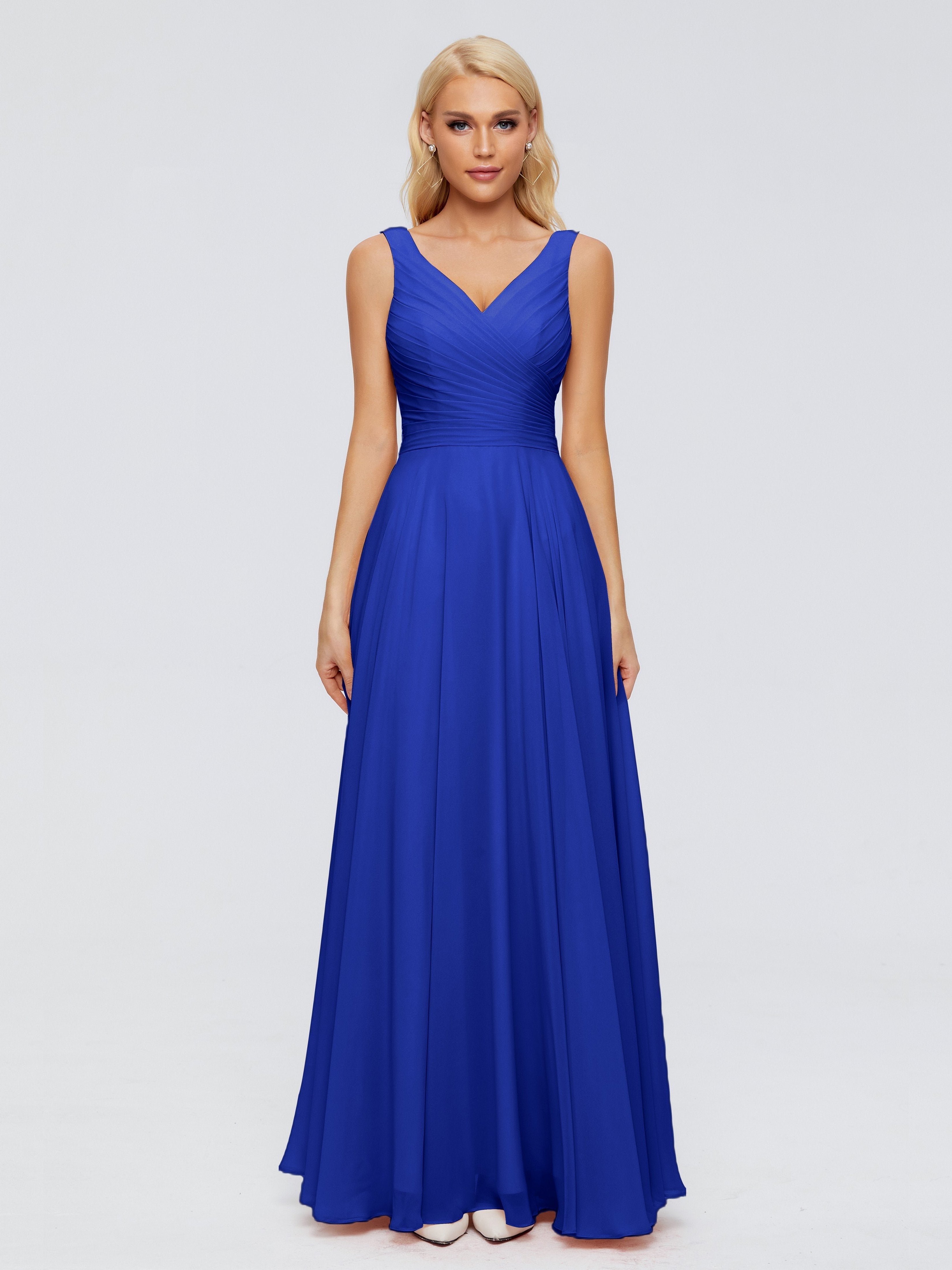 Bridesmaid Dress Royal Blue Ryleigh Flowy Chiffon Bridesmaid Dresses W