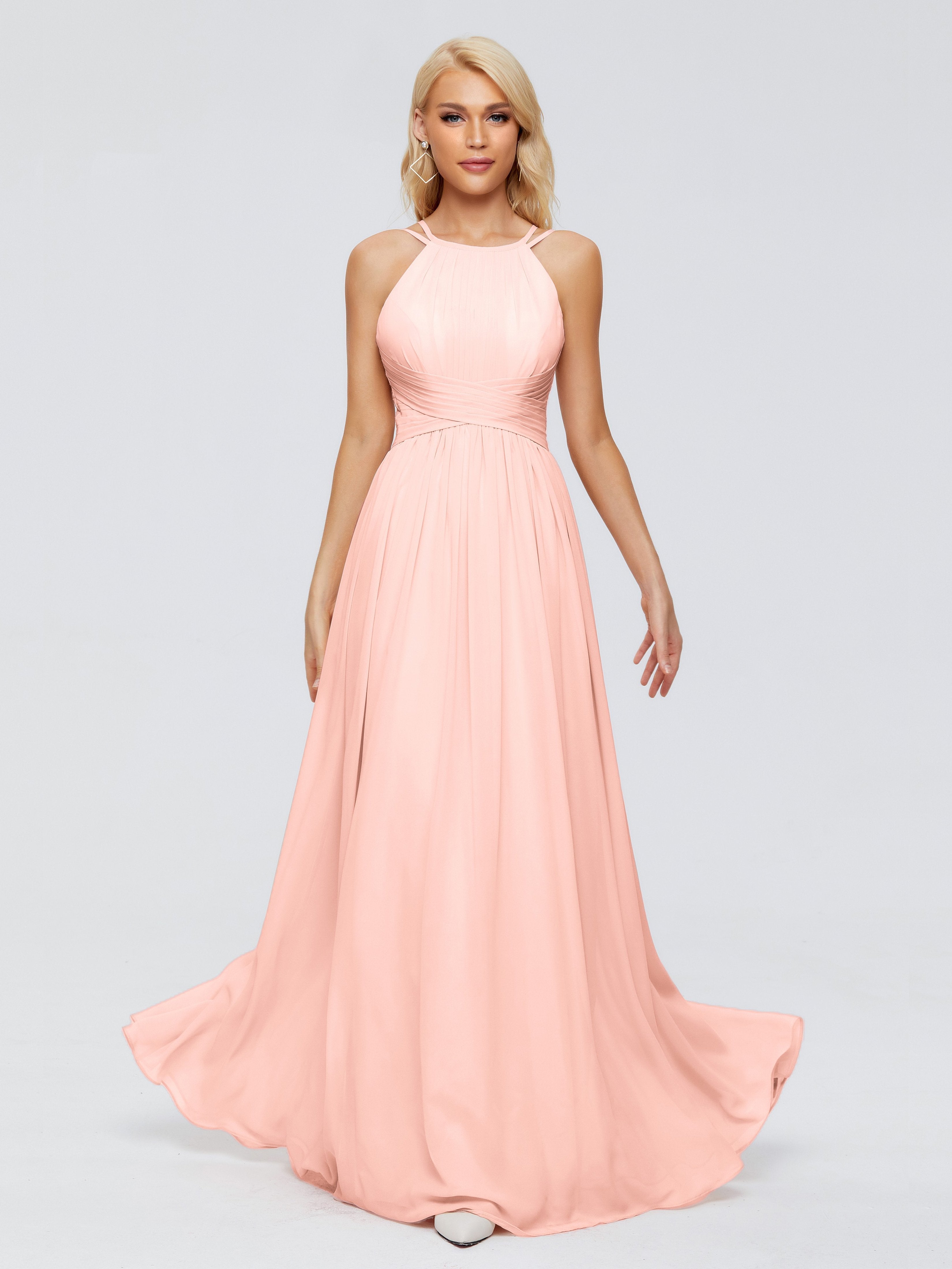 Bridesmaid Dresses Coral Color Sara Modest Ruched Chiffon Bridesmaid D Bridesmaid Dresses Coral Color Sara Modest Ruched Chiffon Bridesmaid D