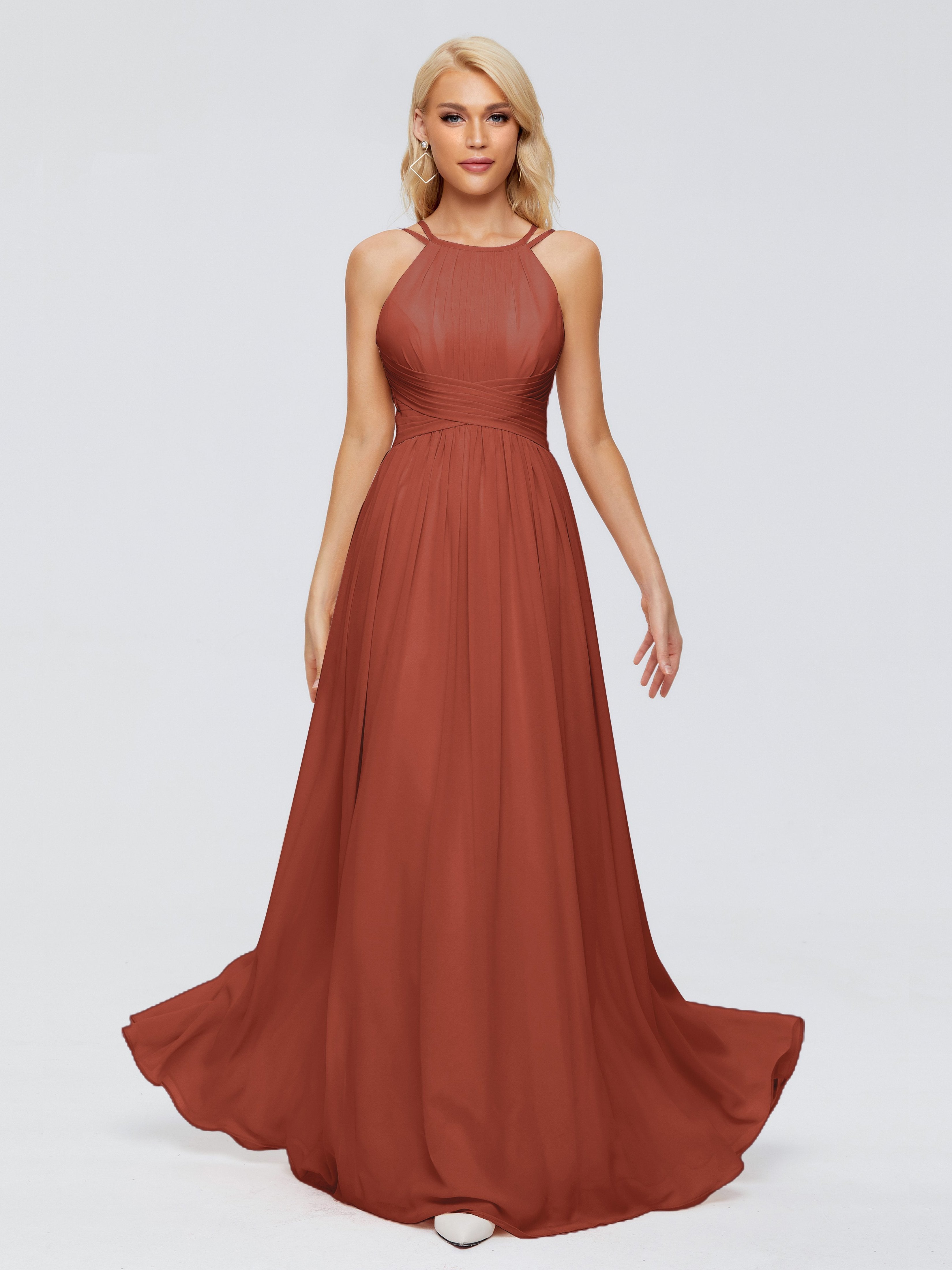 Rustic Themed Bridesmaid Dresses Sara Modest Ruched Chiffon Bridesmaid Rustic Themed Bridesmaid Dresses Sara Modest Ruched Chiffon Bridesmaid