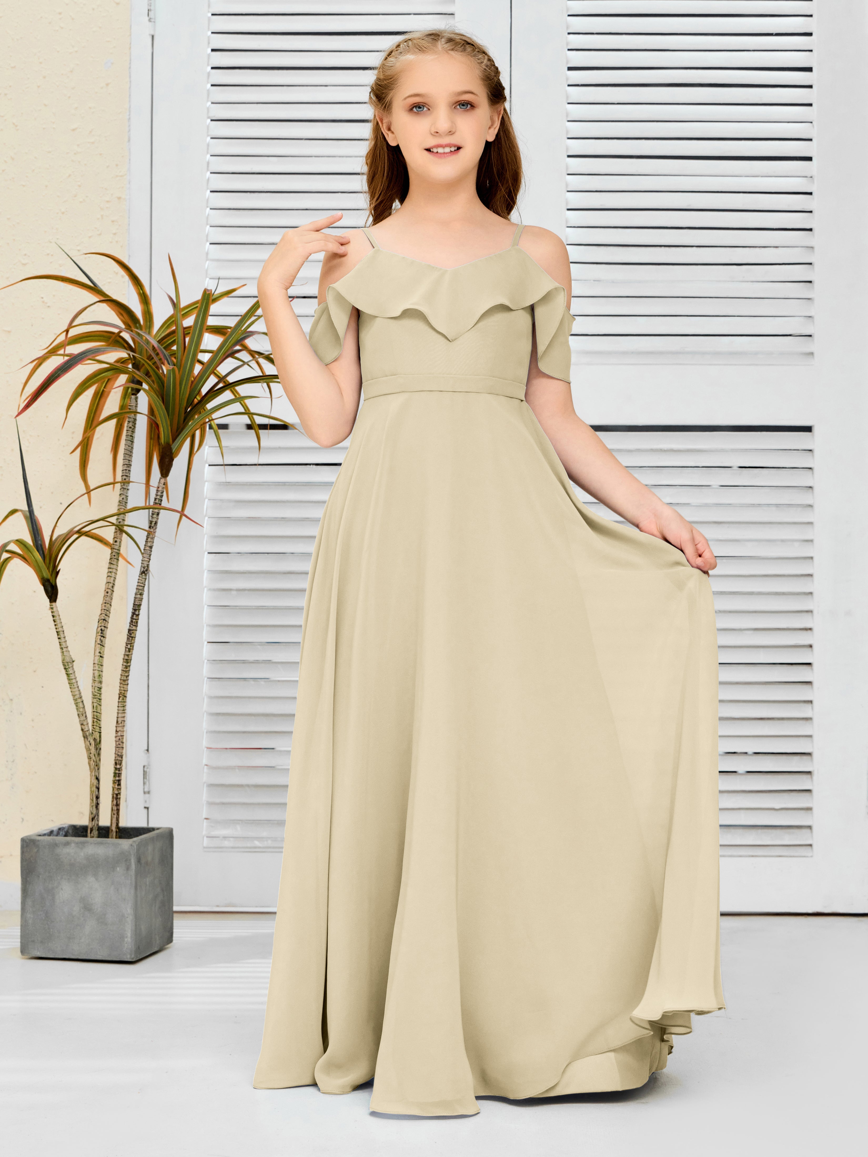 champagne junior bridesmaid dresses uk Junior Bridesmaid Dress Champagne