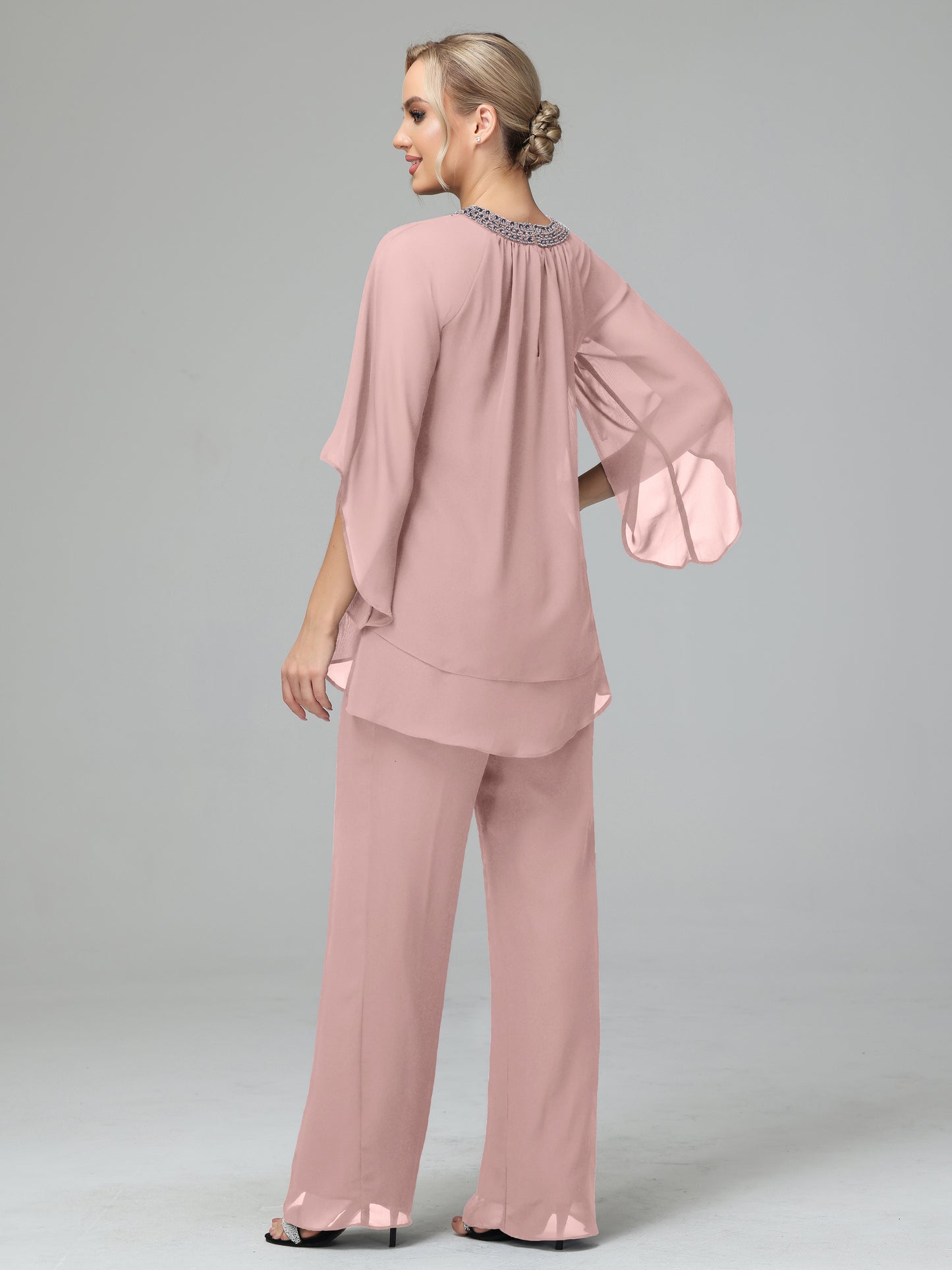 Special Chiffon Mother of the Bride Dress With Beading
