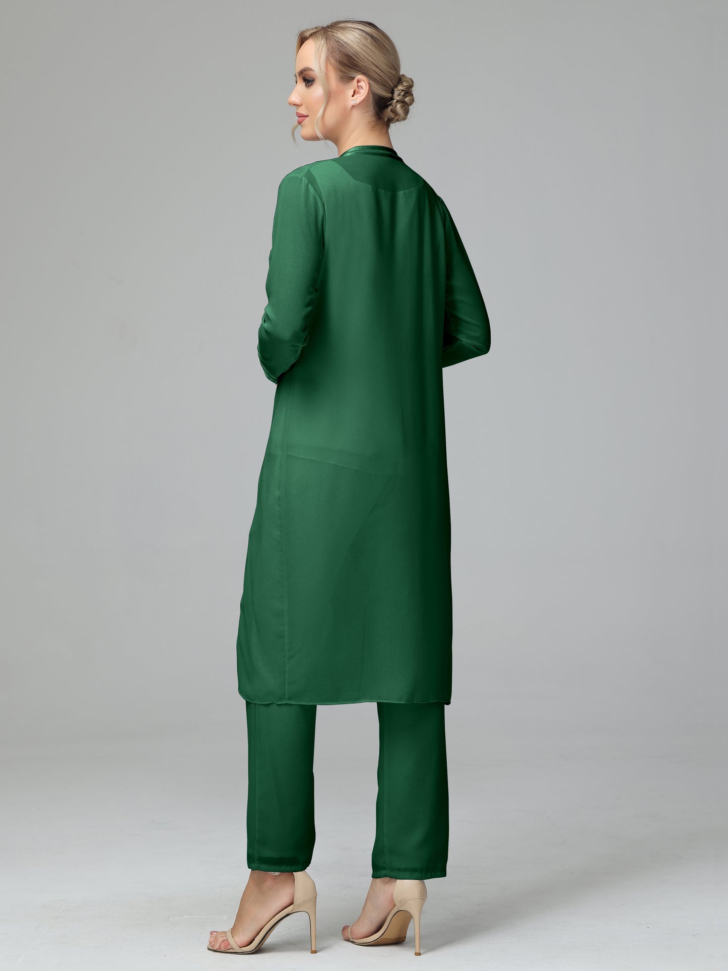 Special Long Sleeves Chiffon Mother of the Bride Dress