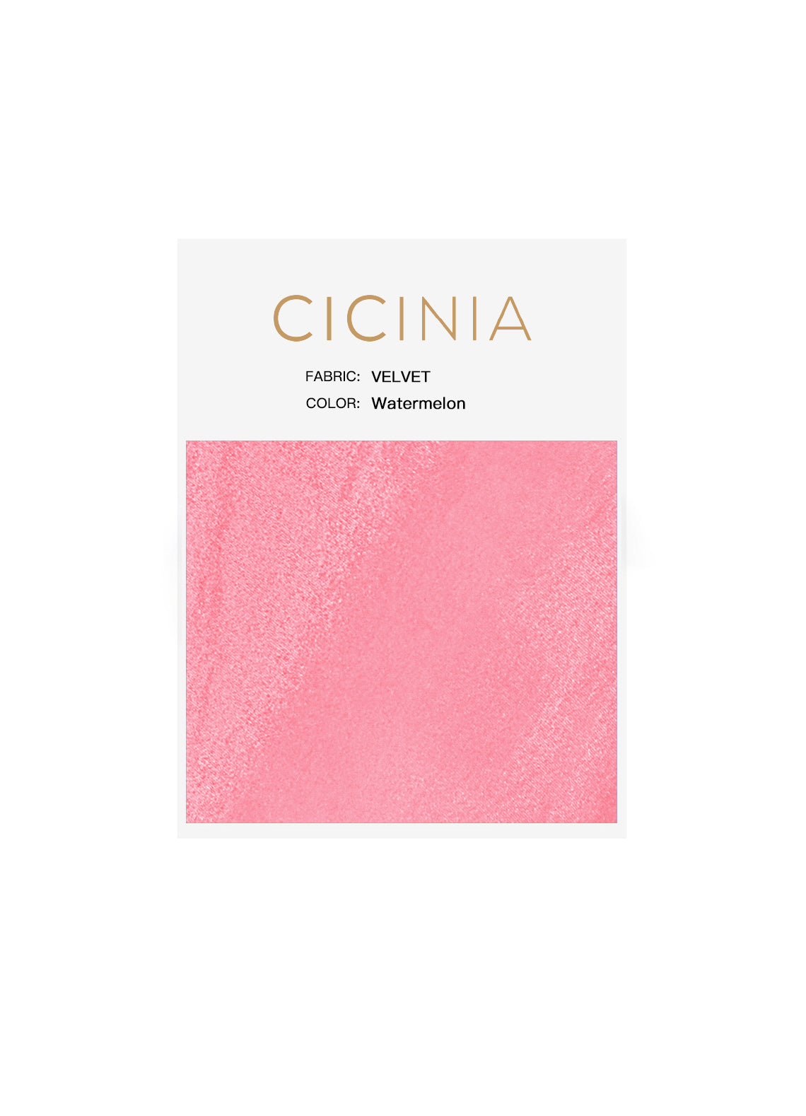 Cicinia Velvet Swatches UK