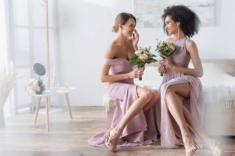 10 Budget-friendly and Appealing Bridesmaid Dresses with Cool Slit Styles