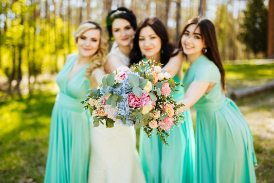 Best Green Bridesmaid Dresses 2022 - From Dusty Dage to Turquoise to Peacock to Wear For Every Typr of Wedding