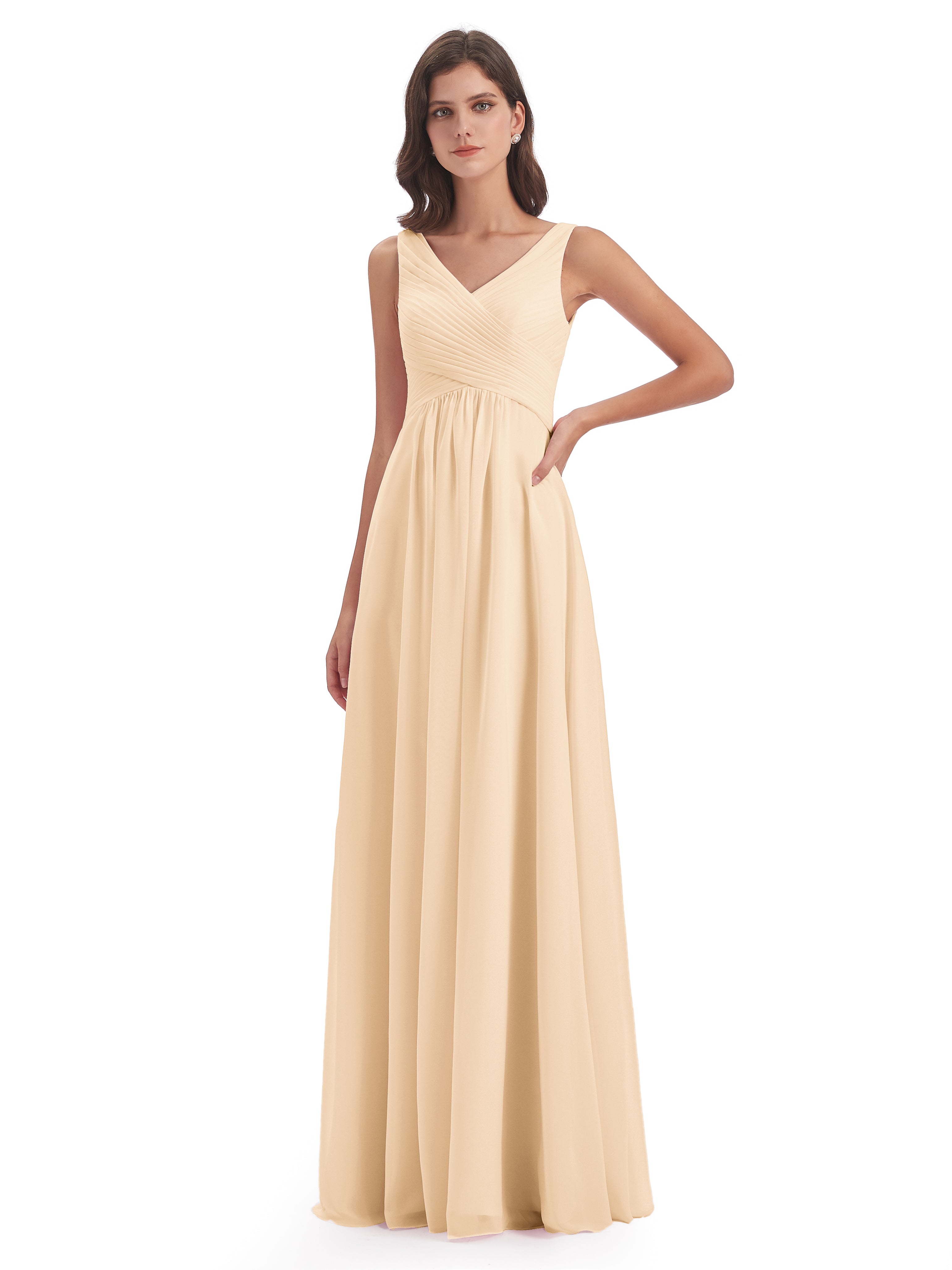 2024 Peach Bridesmaid Dresses | Cicinia.co.uk