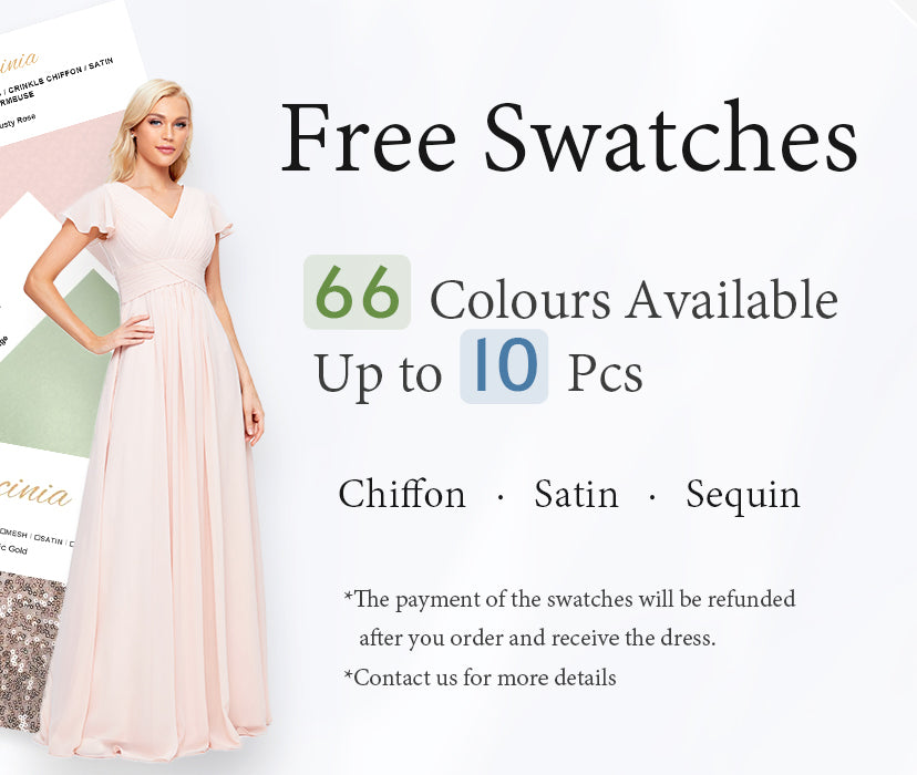 free bridesmaid dress swatches uk The Best Places for Free Bridesmaid Dress Swatches (+ Free Shipping): Expert Guide