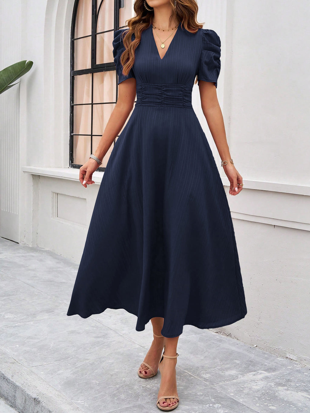 empire line dresses for wedding guests uk Guipure Jacket Over Empire Line Dress