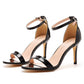 OpenToe Casual Brief Ankle-Strap High Heels