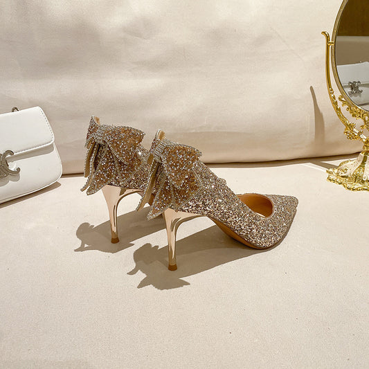 The Perfect Gatsby Wedding Heels | myladydye.com