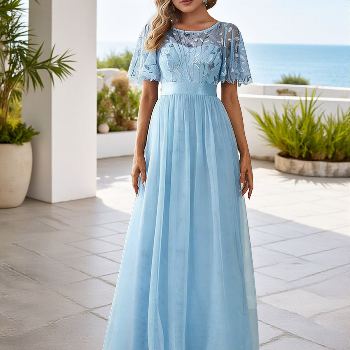 long dresses for fall Women Vintage Pastoral Flower Maxi Dress Sexy V-Neck Sleeve Chiffon Western Country Casual Long Dress 02-Brown Large at Amazon Women's Clothing store round neck/V wrap_around Colors:Navy Navy Loving a fun and
