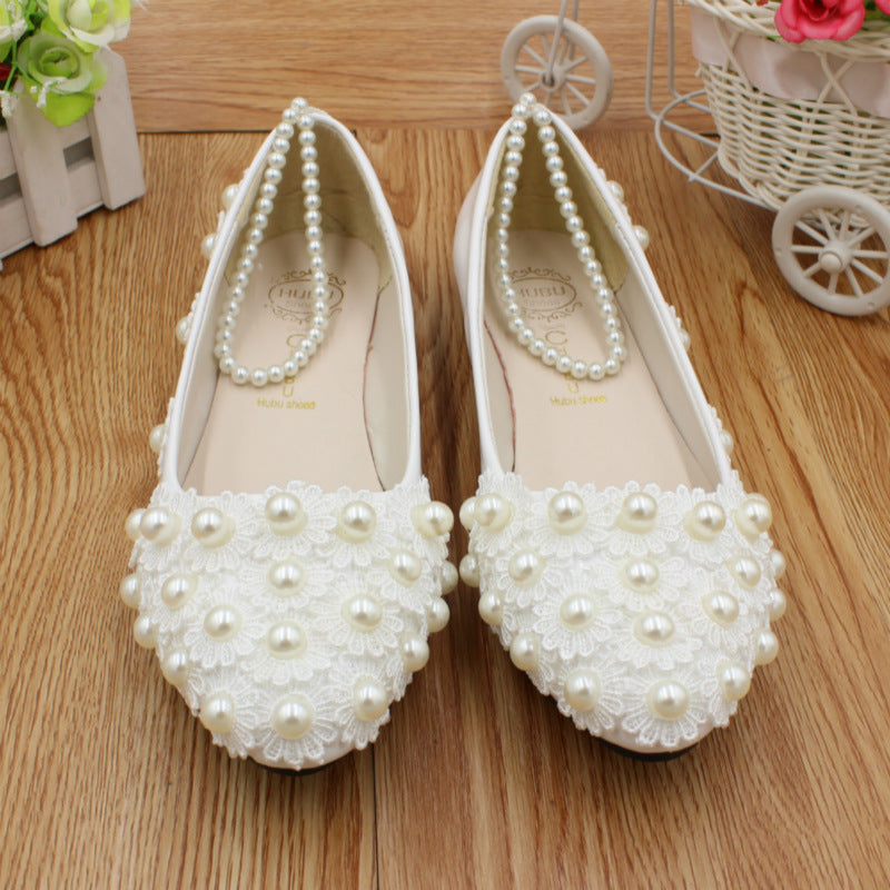 Women's Applique High Heels Wedding Shoes