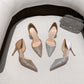 Glitter Women's High Heels Bridesmaid Shoes