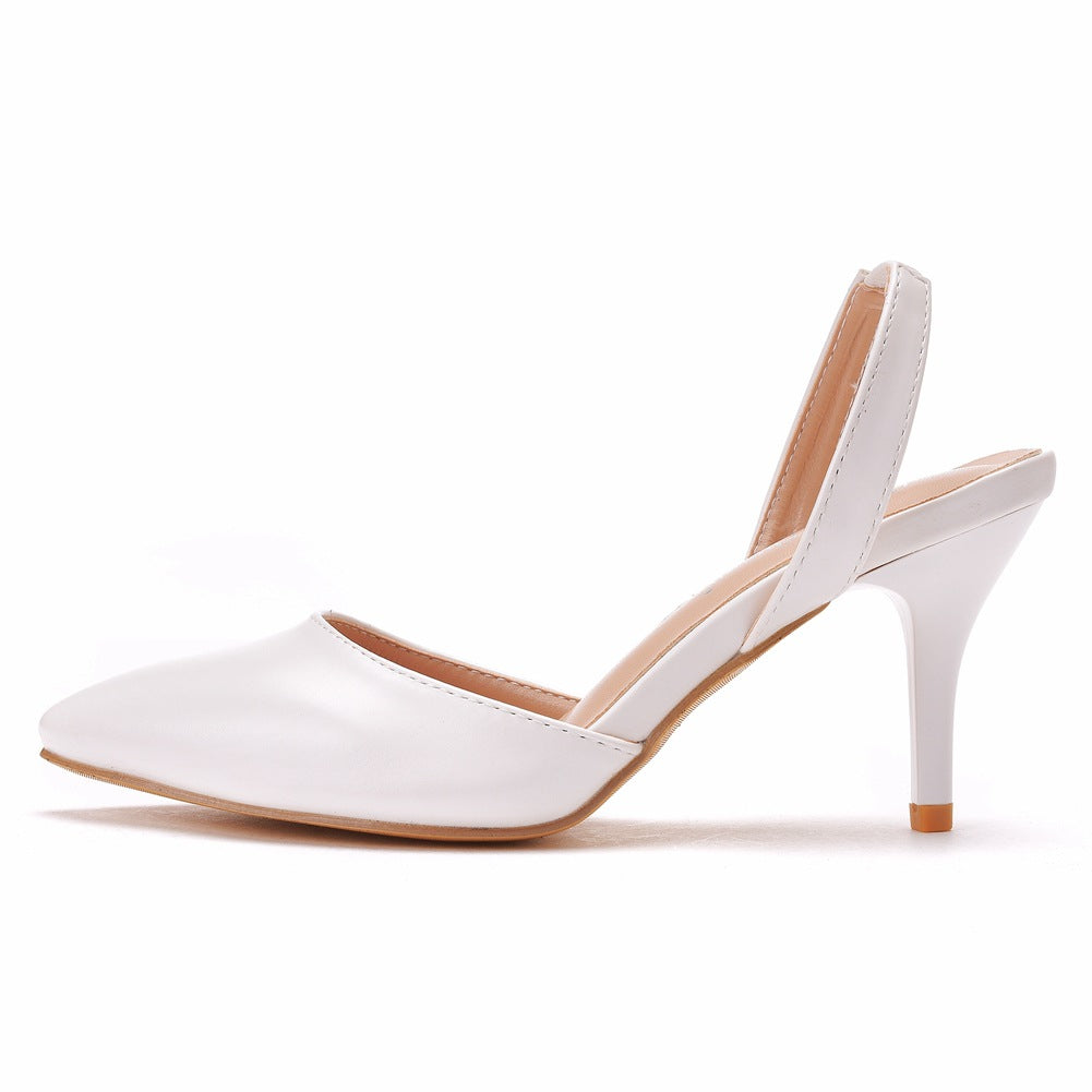 Pointed Toe Brief Elegant Slingback High Heels