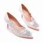 Women's Wedding Shoes Rhinestone Lace Stiletto