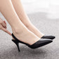 Pointed Toe Brief Elegant Slingback High Heels