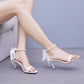 Chic Open Toe Stiletto Ankle-Strap Women's Shoes