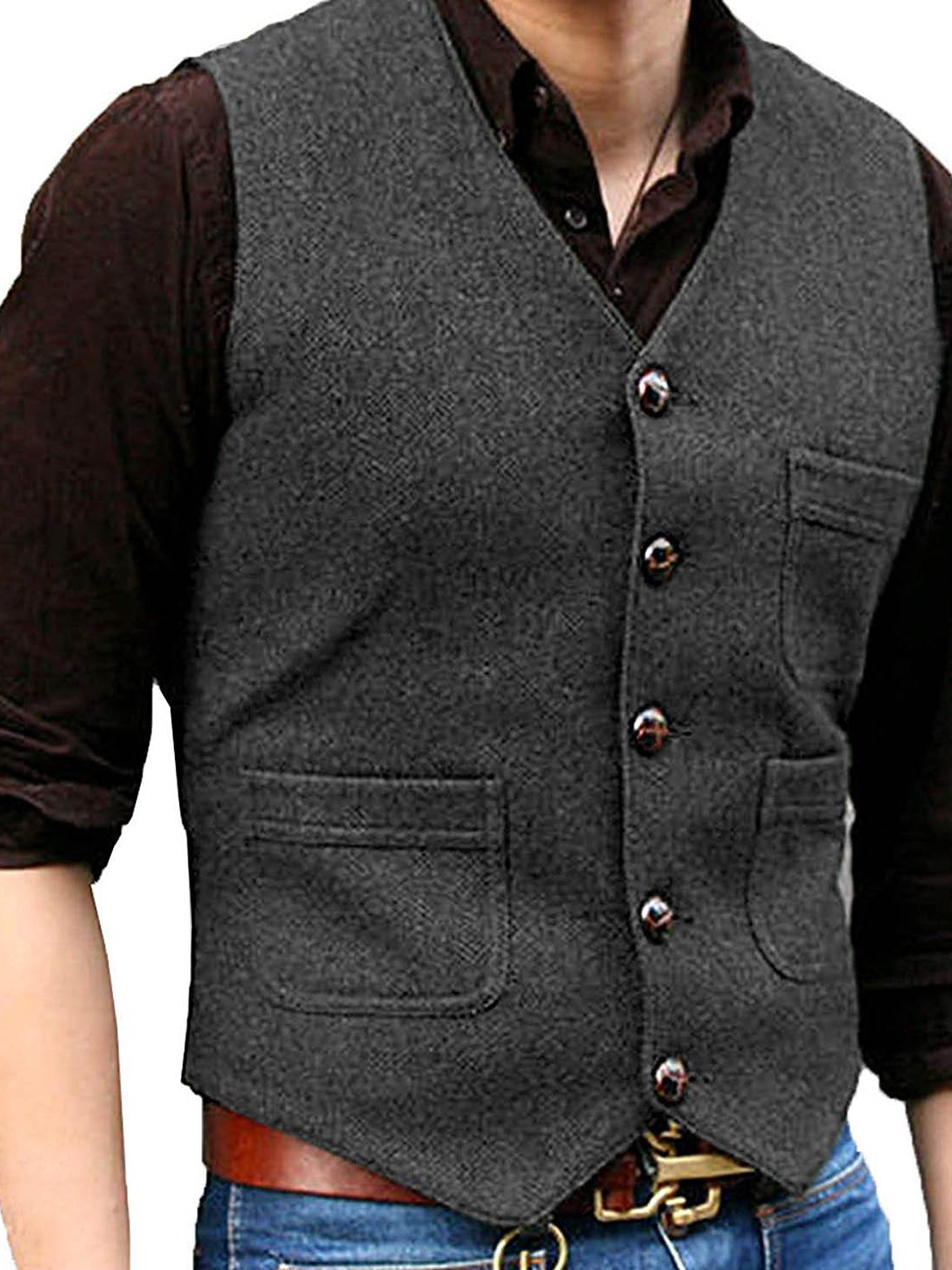 Vest Wedding Groom Best Man Vest Business Slim